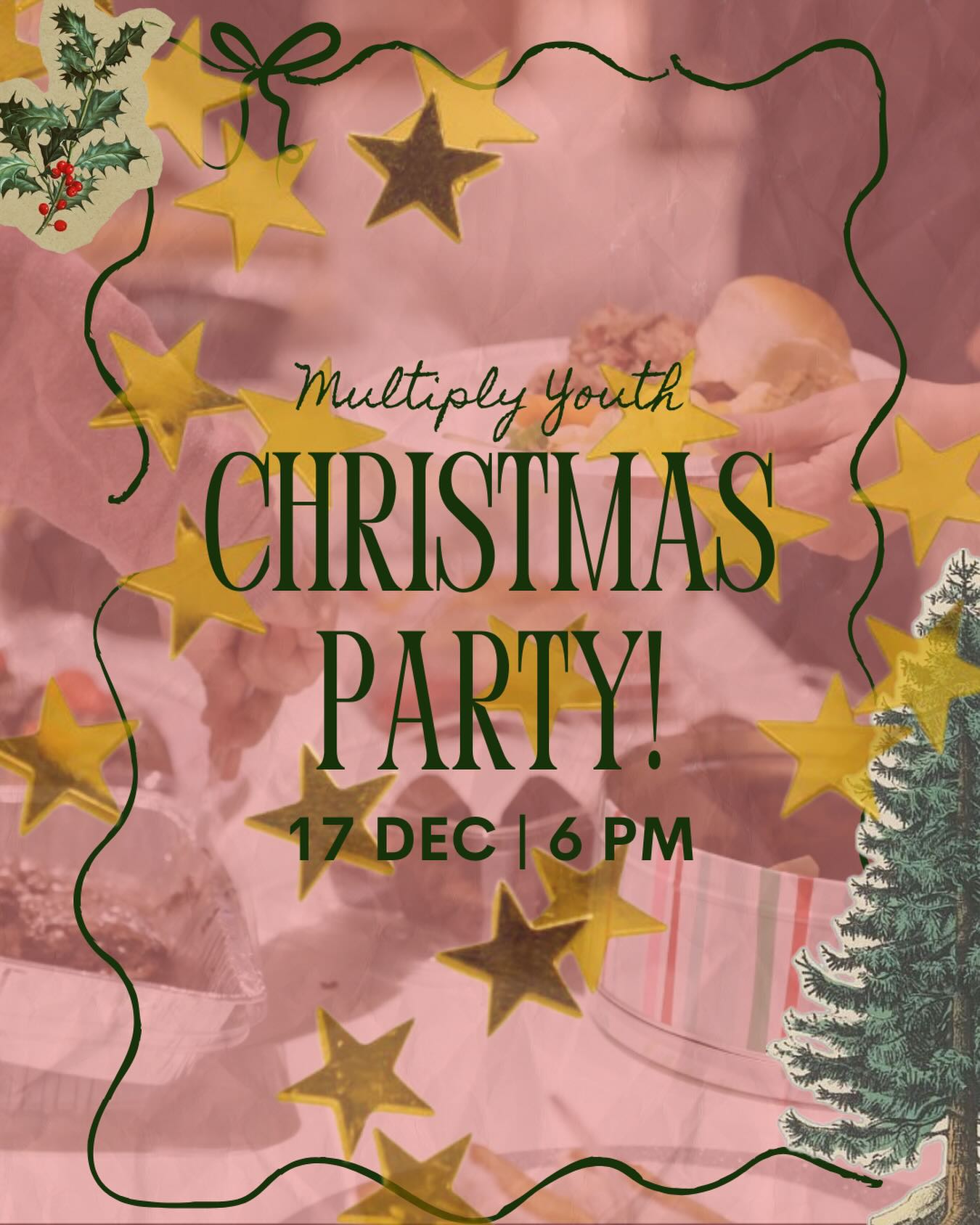 🎄✨ IT’S CHRISTMAS PARTY TIME AT MULTIPLY YOUTH! ✨🎄
Games. Vibes. Surprises.
Come cozy, bring a friend, and let’s end the year on a high note 🔥