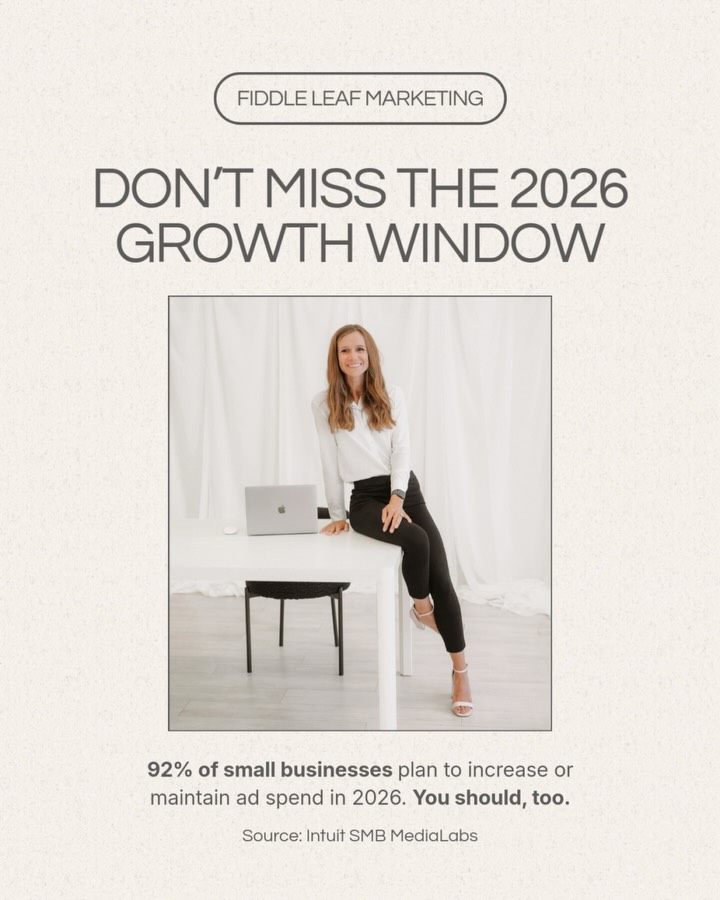 2026 is the year to invest in growth. 🌱 Paid ads give small businesses reach, results, and impact. Swipe through to see why they matter ➡️