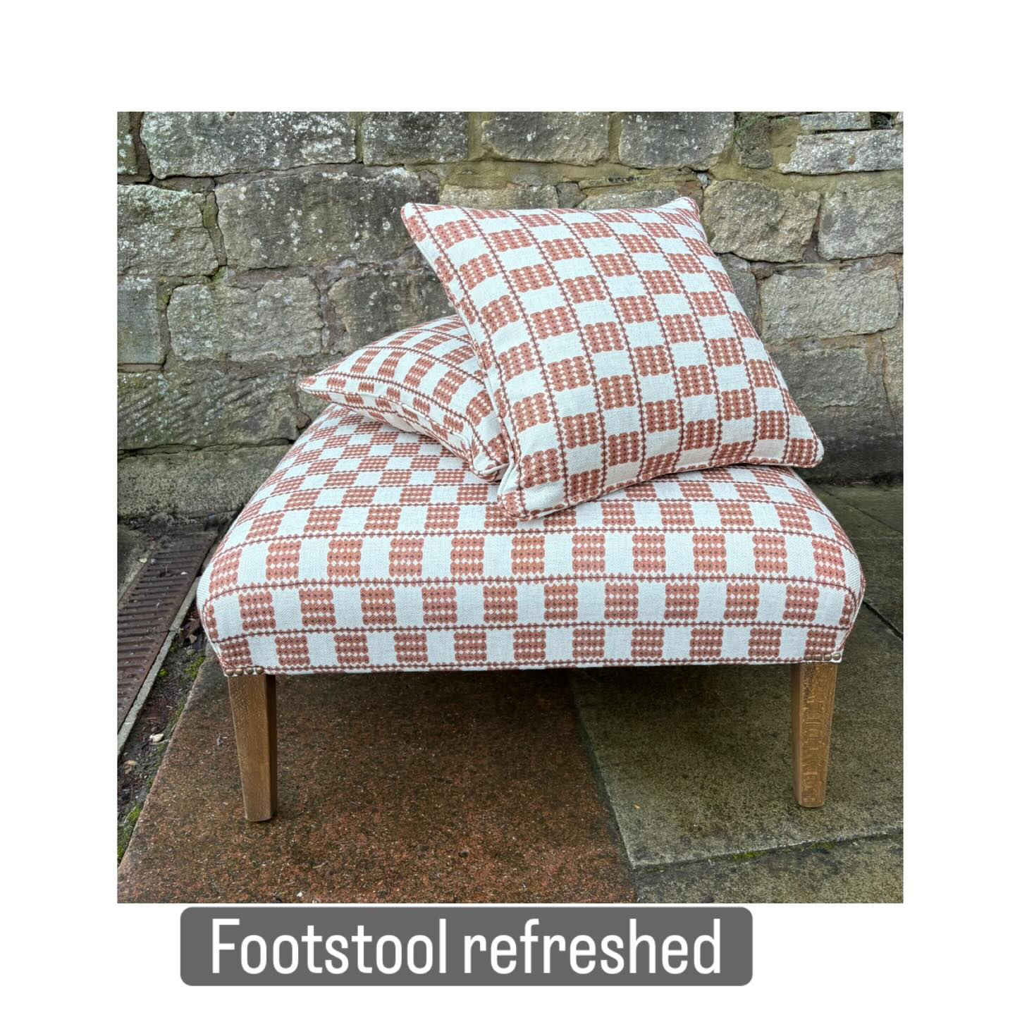 #bespokeupholstery #footstools #upholstery