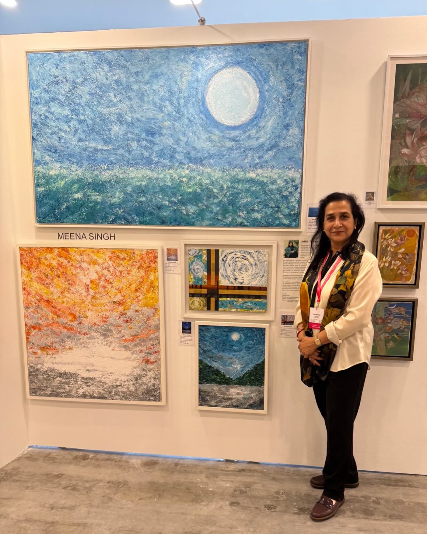 Meena Singh exhibiting at Singapore Affordable Art Fair