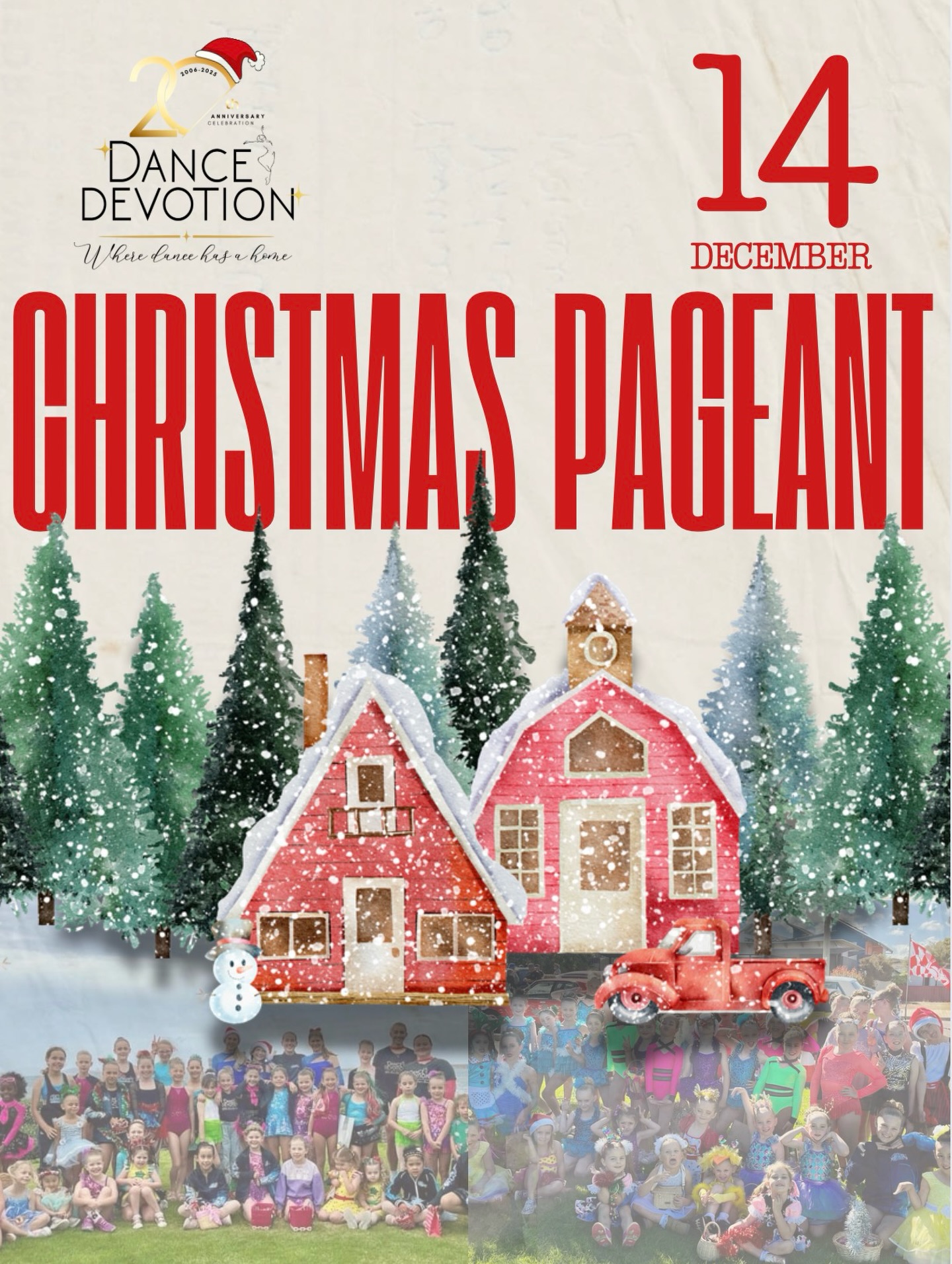 🎄 ESPERANCE CHRISTMAS PAGEANT | 14 DECEMBER
Dance Devotion is proud to be part of this year’s parade ✨
Come and support our community groups as we wrap up 2025 together and celebrate Christmas together 🎅🏼