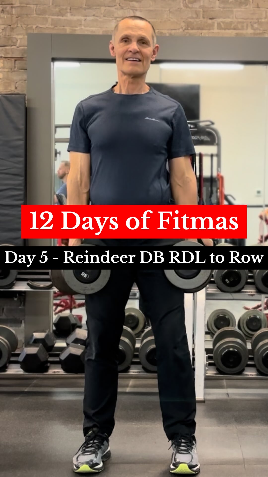 12 Day of Fitmas Day 5 - Reindeer DB RDL to row
For today (December 16th 2025) do:
1 minute Partridge Military Plank
2 Frosty Reverse Burpees
3 Boxing Day Box Jumps
4 Leaping Burpees / Frog Jump
5 Reindeer DB RDL to row
#yycfitness #yycfit #yycfitfam #calgaryfitness #calgaryfit