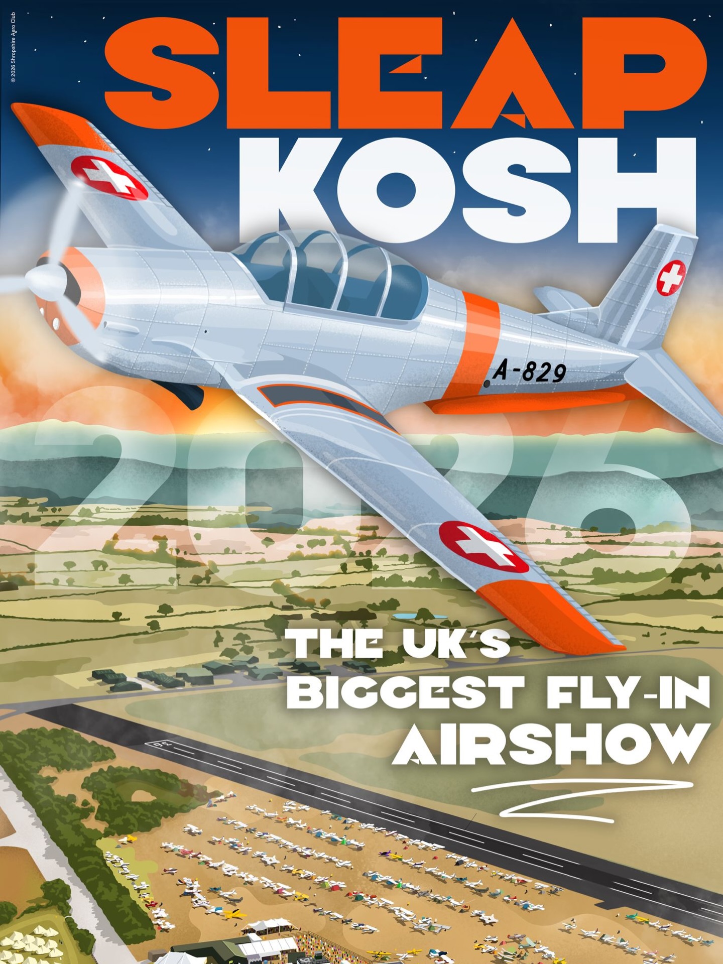 Ladies and gentlemen- #SleapKosh is back for 2026! On the 10-12th of July Sleap transforms into a fly in party festival, with huge airshow, live music, trade show, beer tent and so so much more! We’re super excited for the 6th edition of our annual party, and we’d love to have you there!
Bookings are now OPEN at sleapkosh.co.uk as well as all the information about the UKs biggest, best and most fun GA event! See you there! #SleapKosh26
#ukaviation #ga #flyatsleap