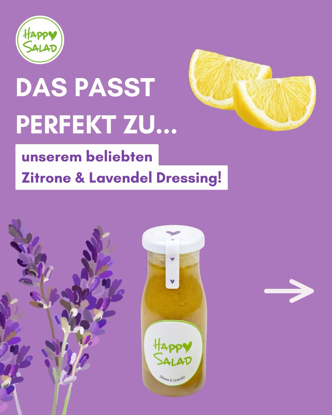 Das passt perfekt zu unserem beliebten Zitrone & Lavendel Dressing! 🍋
💜 2 Handvoll Babyspinat
💜 1 Handvoll Rucola
💜 2 reife Pfirsiche (in Spalten geschnitten)
💜 1 Mozzarella (in Scheiben)
💜 1 Handvoll gehackte Walnüsse (leicht angeröstet)
💜 Happy Salad Zitrone & Lavendel Dressing
👉 Zubereitung:
-Rucola und Spinat auf Tellern anrichten
-Pfirsichspalten, Mozarellascheiben und Walnüsse darüber geben.
-Großzügig mit dem Zitrone & Lavendel Dressing beträufeln.
Das Ergebnis: ein fruchtig-frischer Salat.
Schau für weitere leckere Rezeptideen gerne auf unserem Blog vorbei.
BE HAPPY & STAY HEALTHY 💚
#happysalad #stayhealthy #Salatrezept #salad #Rezept