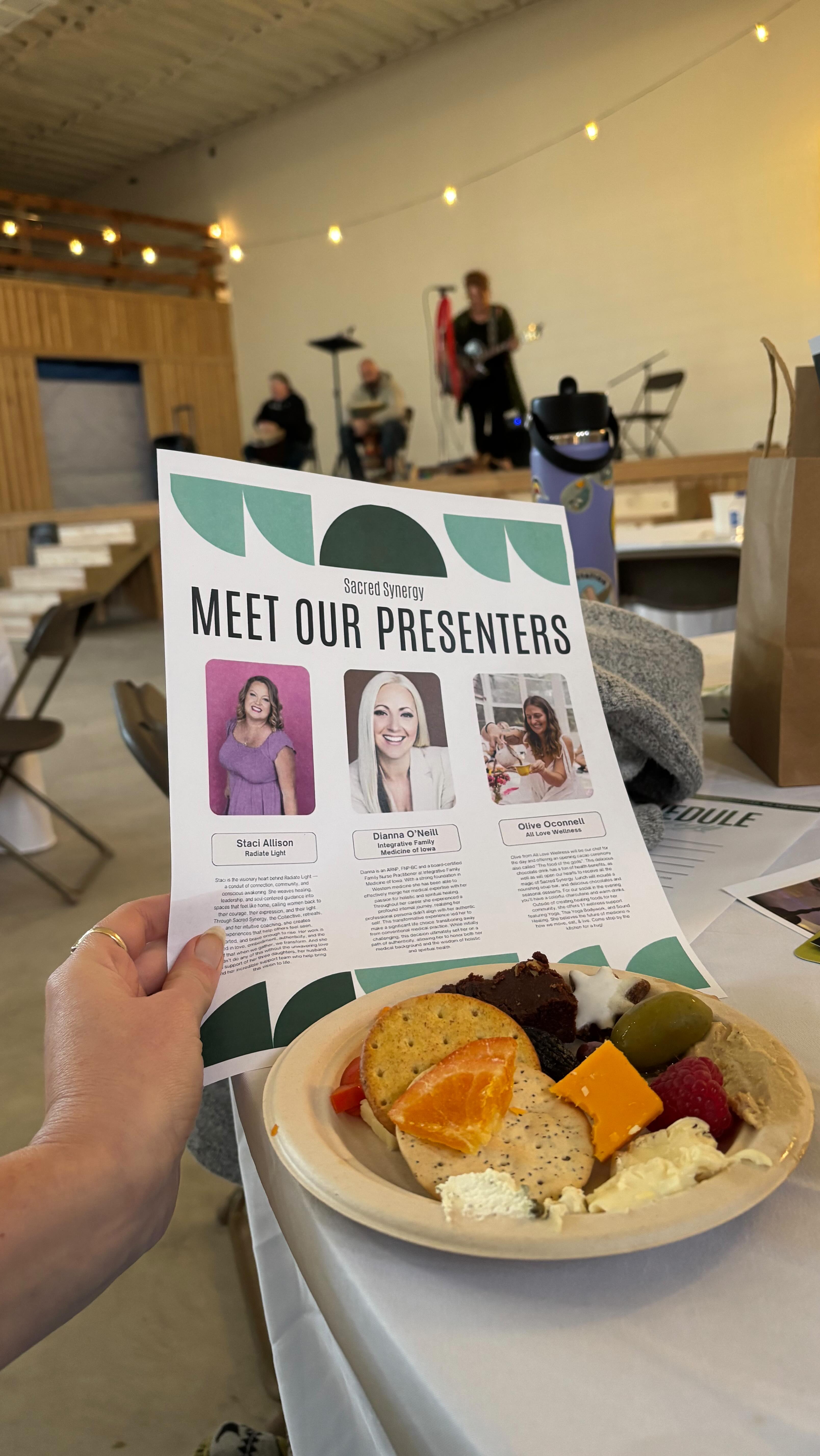 ✨ Sacred Synergy 🌱
Yesterday was such a nourishing day. @radiatelight11 hosted a beautiful gathering, and it was an honor to show up as OPE alongside so many talented practitioners, facilitators, creatives, and community-builders.
Staci, founder of Radiate Light, opened the space with grounding words and then we at OPE led an “Ohm” Circle to set the frequency for the day. It was simple and connective and exactly what the room needed to land together.
We talked about the fun little connection between Ohm’s Law in physics and the primordial, sound “Om” or “Aum” from Sanskrit. One explains how current moves through a circuit and the other describes how energy moves through breath and vibration. Same idea, just in two different languages 😆 It was such a perfect example of ancient traditions meeting modern science, which fit the heart of Sacred Synergy so well.
From there the day flowed beautifully:
🍫 cacao with Olive
🌀 breakout sessions and interactive experiences
🗣️ speakers and workshops
✨ vendors and practitioners sharing their gifts
🎶 and I even treated myself to a mini sound bath from Tina with Sacred Sounds in the middle of it all!
The energy was expansive and you could really feel everyone contributing their piece to the collective field.
Today has been a great day for rest and integration after that supercharged day 🙃
So incredibly grateful to be part of a community that’s building something meaningful together 💗