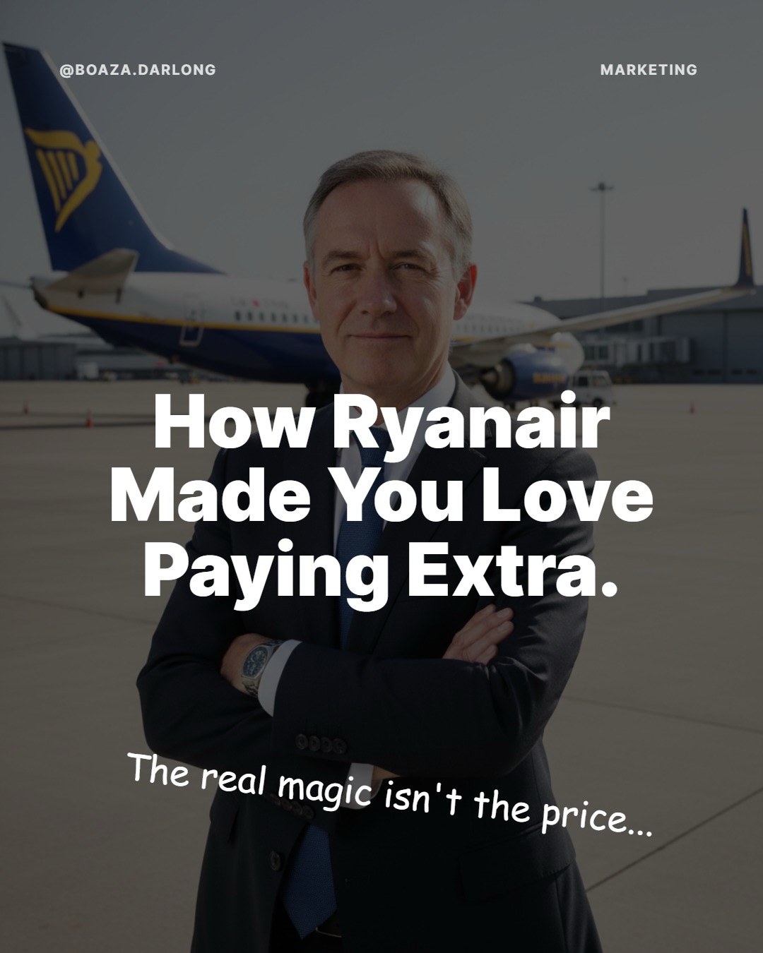 Ryanair doesn’t just sell cheap flights; they masterfully sell the psychology of ‘cheap’. This is how their no-frills marketing model became a masterclass in psychological pricing and ancillary revenue.