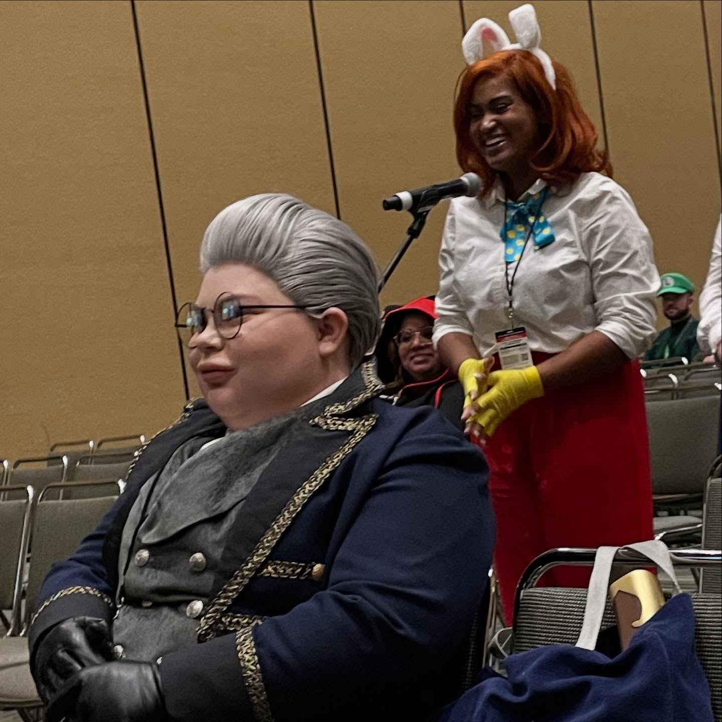 More wonderful #cosplay @fanexposf at panels! #rogerrabbit #arcane #heimerdinger @school_psych_gamer