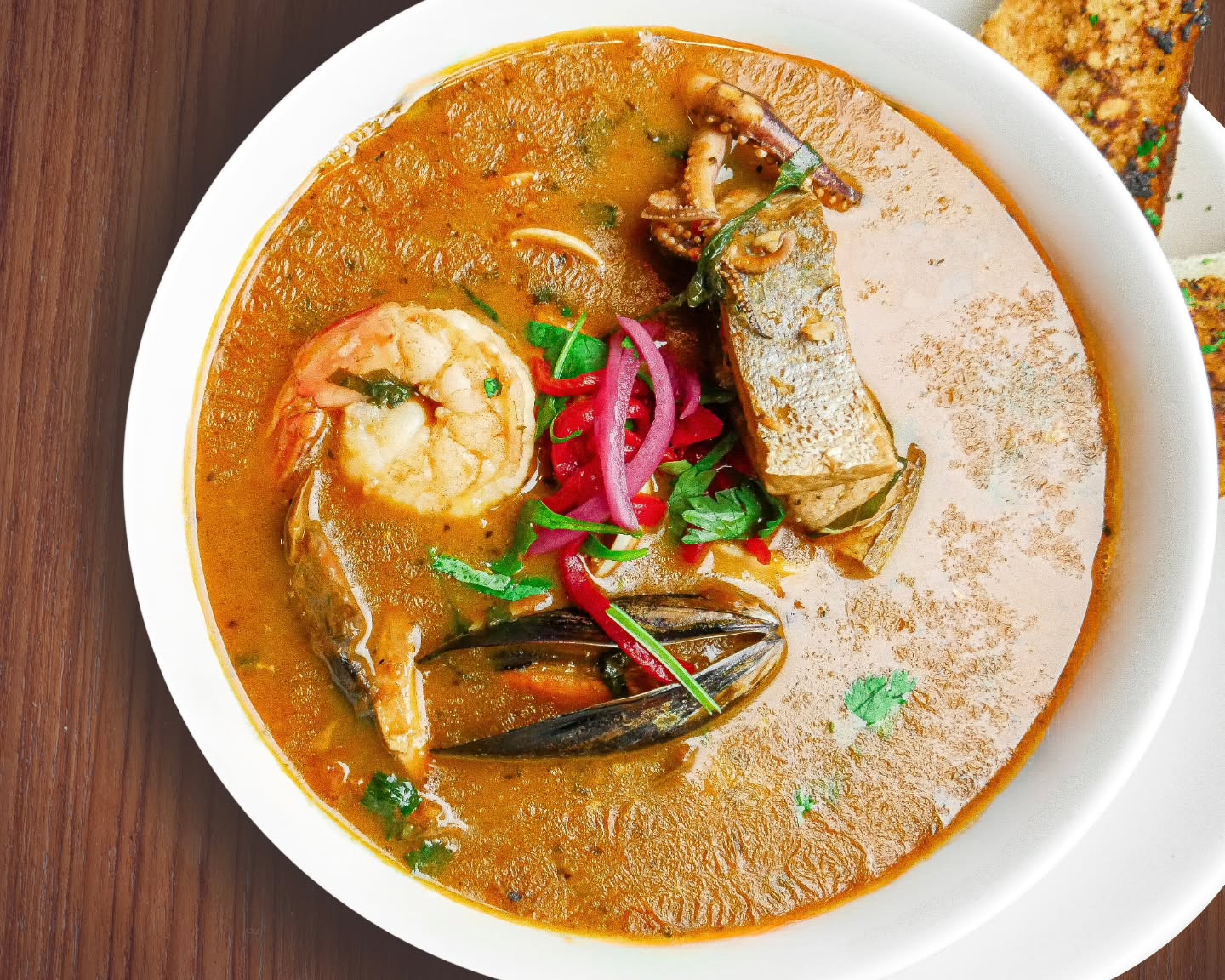 This December, enjoy the comforting flavors of the season at Clubhouse 66 ✨
🍲 Cioppino – A rich tomato-wine broth with shrimp, mussels, clams, and white fish, served with toasted garlic bread 🥖
🥩 Veal Chop – Grilled to perfection, accompanied by roasted cauliflower, sautéed purple kale, and wild mushrooms in a smooth Marsala sauce 🍄
🍰 Seasonal Butter Cake – Our Apple Butter Cake is a delightful holiday treat 🍎
We look forward to welcoming you and sharing these seasonal favorites 🕯️
📍 Glendora
#Clubhouse66 #GlendoraEats #DecemberSpecials #SeasonalFlavors #FineDining