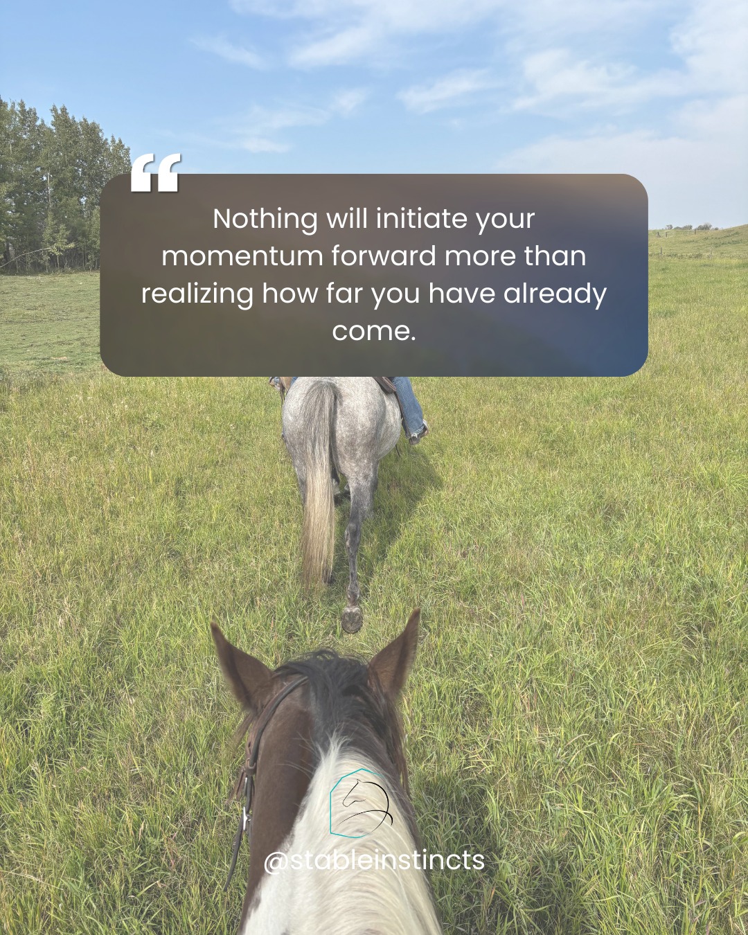 Sometimes the confidence you’re looking for is hiding in the progress you’ve already made. All those lessons, quiet moments and small wins you didn’t think counted add up to move you forward.
If this reminder hit home, share it with or tag someone who needs to see how far they’ve come too.