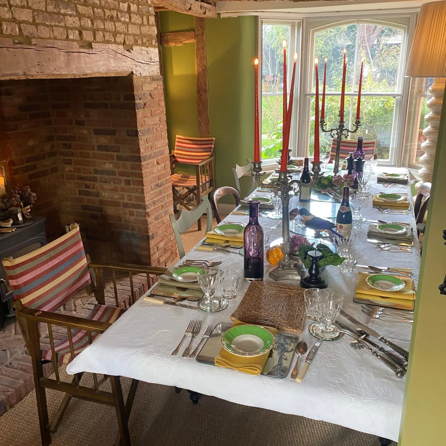 Delighted to see Ardagh linen napkins being used to compose a beautiful table setting. #100%Irish linen