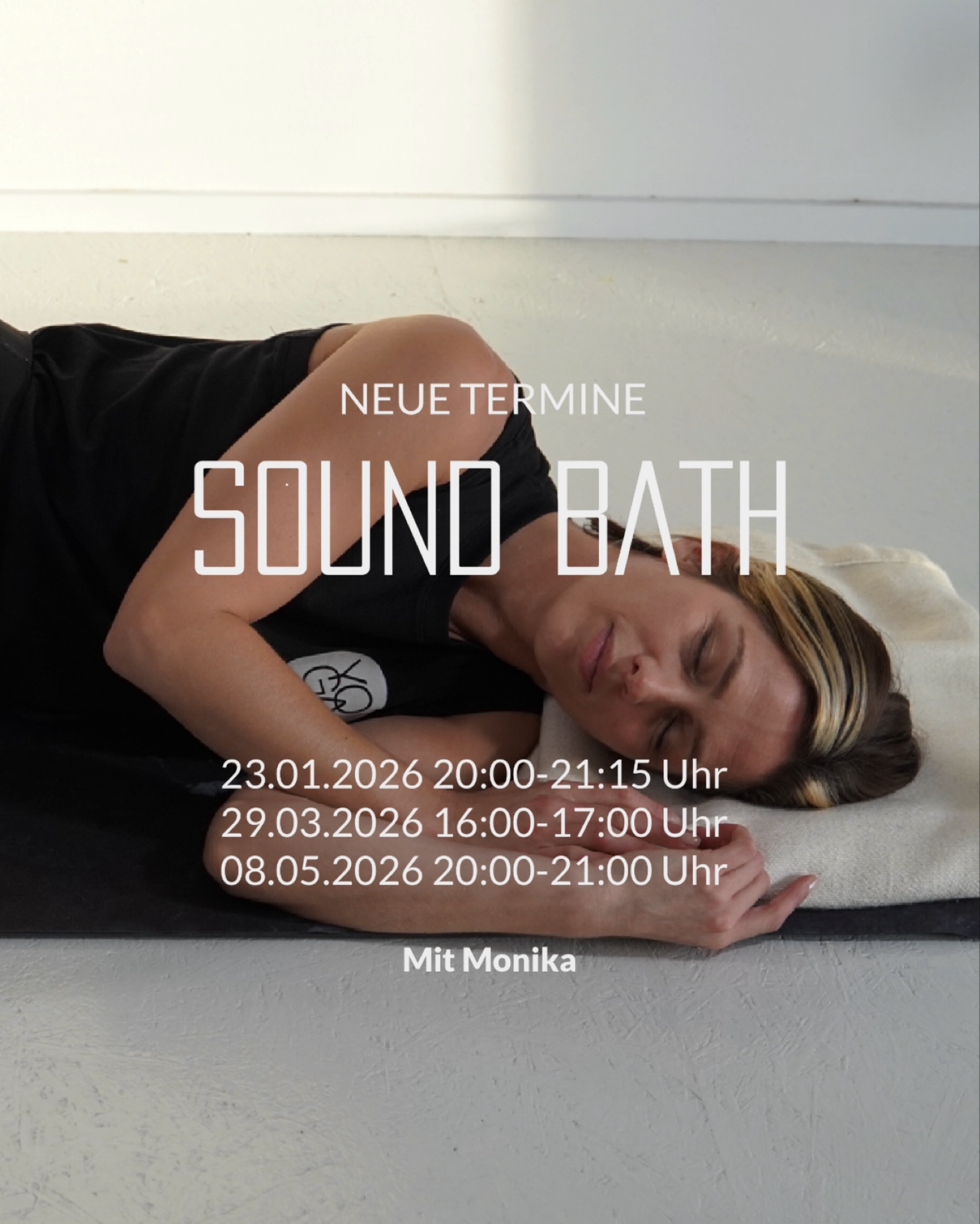Wir haben neue Klangbad Termine!
Erfahre die Kraft des Klinges und entfliehe dem Alltag….
Unsere Kurse mit Anmeldeoption findest du in unserem Kurskalender
#soundbathberlin #yogaberlin #meditaion