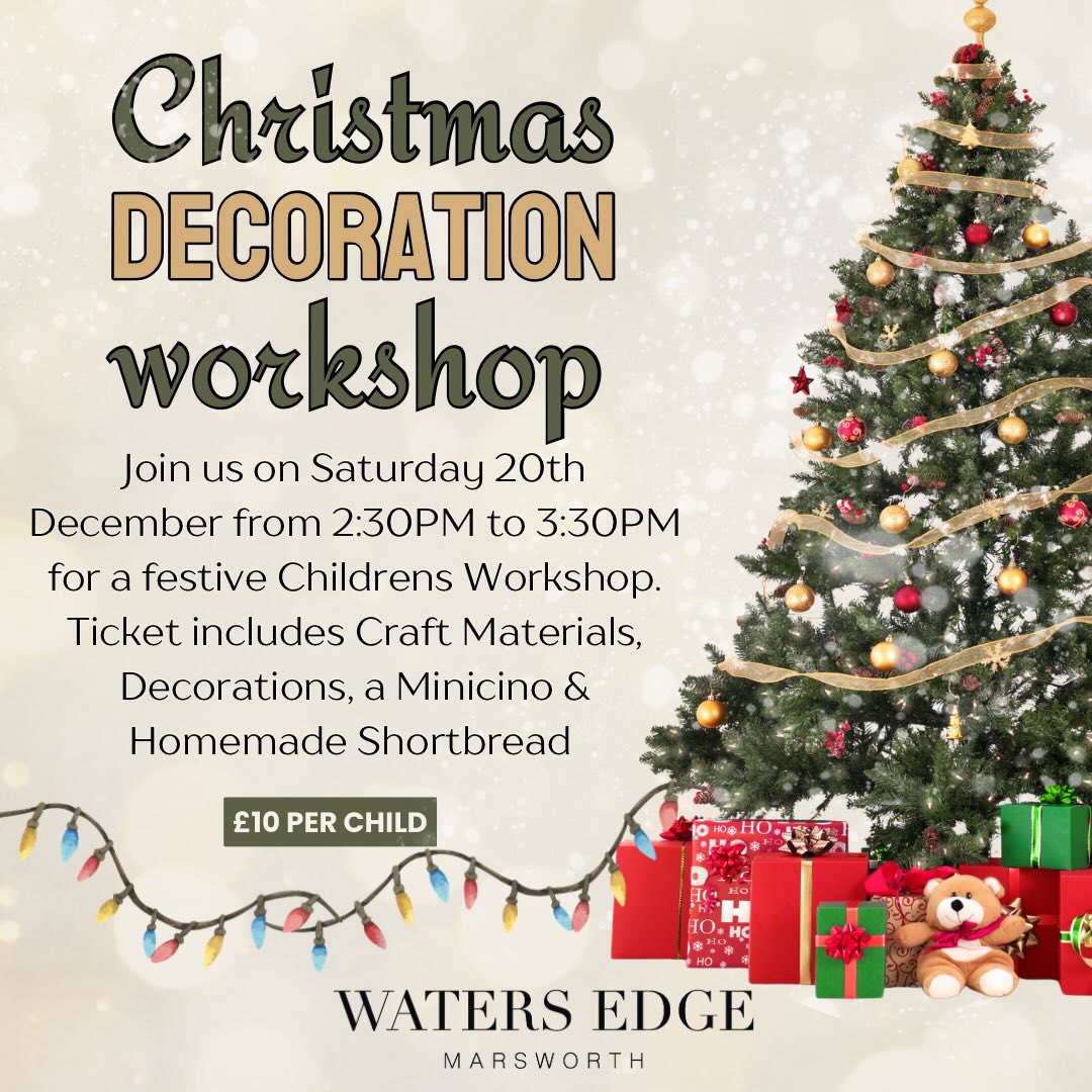 ❄️☃️A little festive workshop date to add to the calendar❄️
Join us Saturday 20th December 2:30-3:30PM for a crafty afternoon session. Tickets include materials, a minicino & homemade shortbread
🎟️Pop us a message to book onto this session or head to our facebook event page for tickets