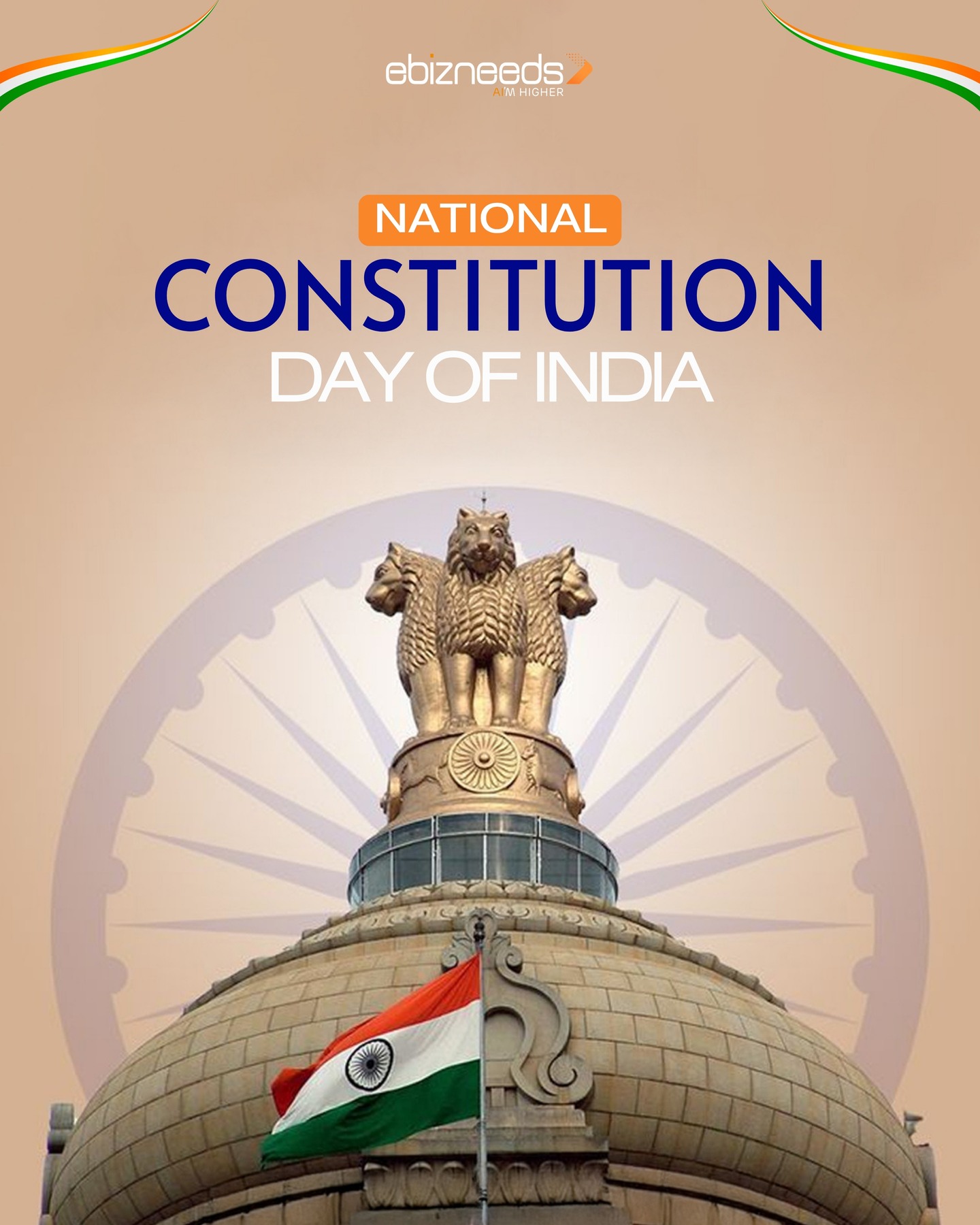 A day to reflect, reaffirm, and celebrate the principles that empower every Indian.
Happy Constitution Day!
#ConstitutionDay #SamvidhanDiwas #eBizneeds