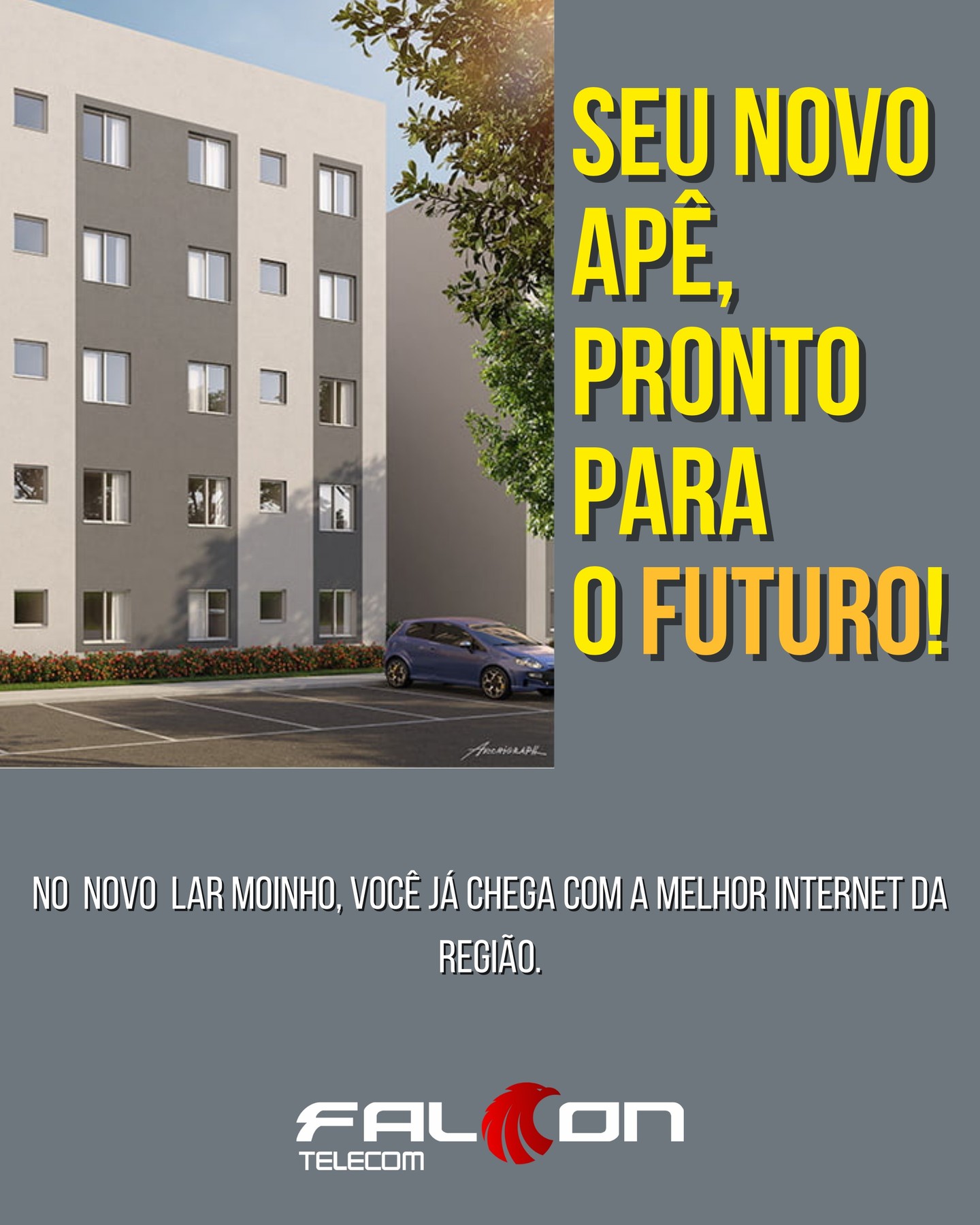 O Novo Lar Moinho é um novo capítulo na sua vida e a conexão que você escolhe faz toda a diferença.
Com a Falcon, você conta com tecnologia moderna, estabilidade e muito mais tranquilidade para aproveitar cada momento do seu novo lar.
Falcon Telecom, conectada com o seu futuro!
#FalconTelecom #NovoLarMoinho #Novolar #InternetFibra #ConexãoDeQualidade #MorarBem #CasaNova #ApêNovo #ViverBem #LarDoFuturo #TecnologiaEmCasa #InternetRápida #VidaModerna #CampoGrandeRJ