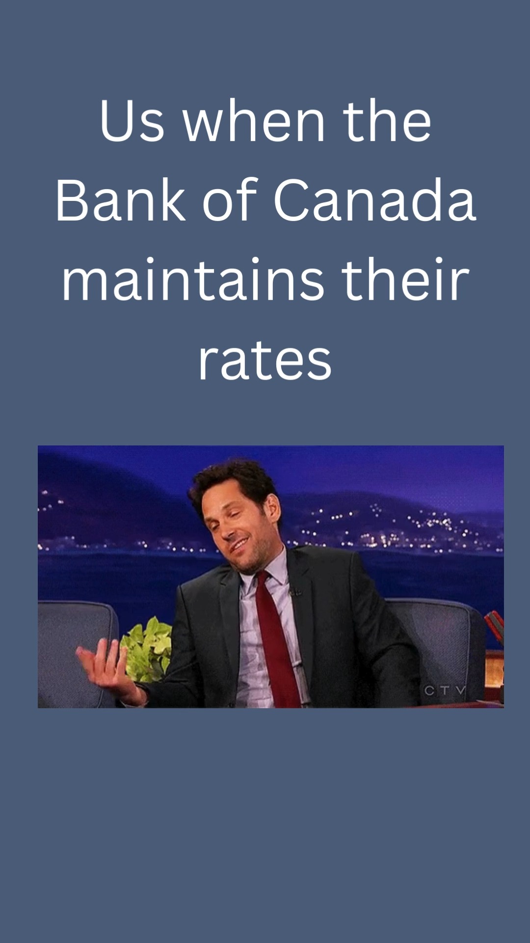 As expected by many, the Bank of Canada decided this morning that they would maintain the current rate. The prime rate stays at 4.45% and the next interest rate announcement will be Januuary 28th.