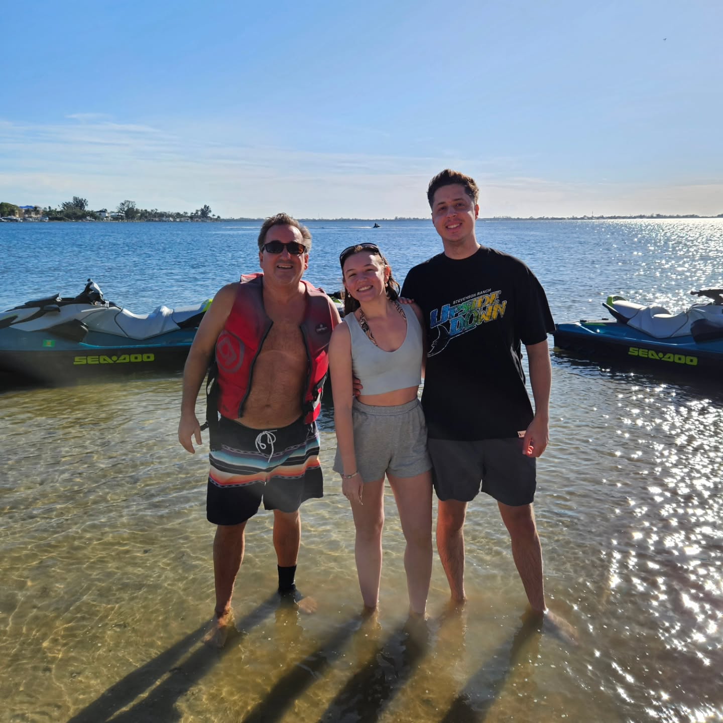 Awesome time jet skiing with my daughter Alexa.