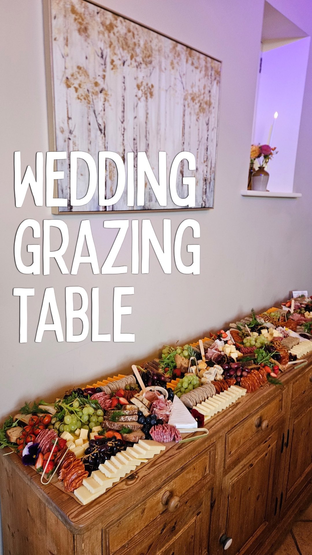 Flat Grazing Table for a Wedding @thecoachhouseedgcote ✨