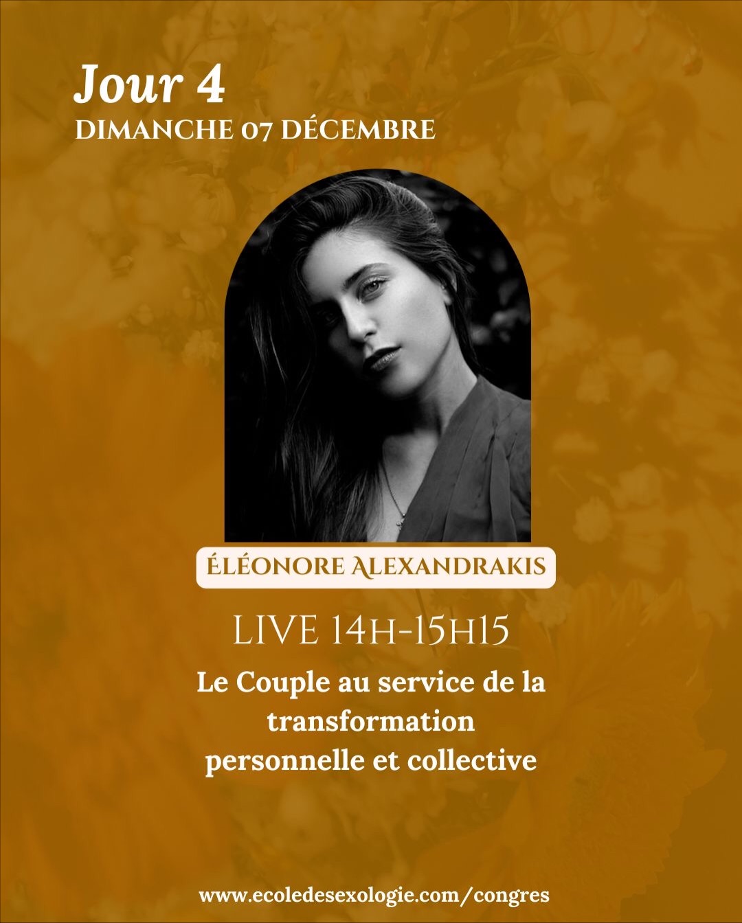 Je suis ravie de participer au Congrès des Sexualités, Sciences et Spiritualités organisé par Julie Herrier, fondatrice de l’ @ecoledesexologie .
Retrouvez plusieurs spécialistes dans des conférences gratuites du 4 au 7 décembre.
✨J’y interviendrai le dimanche 7 décembre pour vous parler du Couple comme source de transformation personnelle & collective.✨
Inscription gratuite - replay disponible pendant 48h
🫶 Lien d’inscription en bio
#congresdessexualites #sexologie #sexualité #scienceetspiritualité #coupleconscient #transformationpersonnelle #conscience #conscienceeteveil #créerlechangement #guerisonemotionnelle #transgenerationnel #tantraettrauma #psychotrauma #traumas #wildanddivineholistics