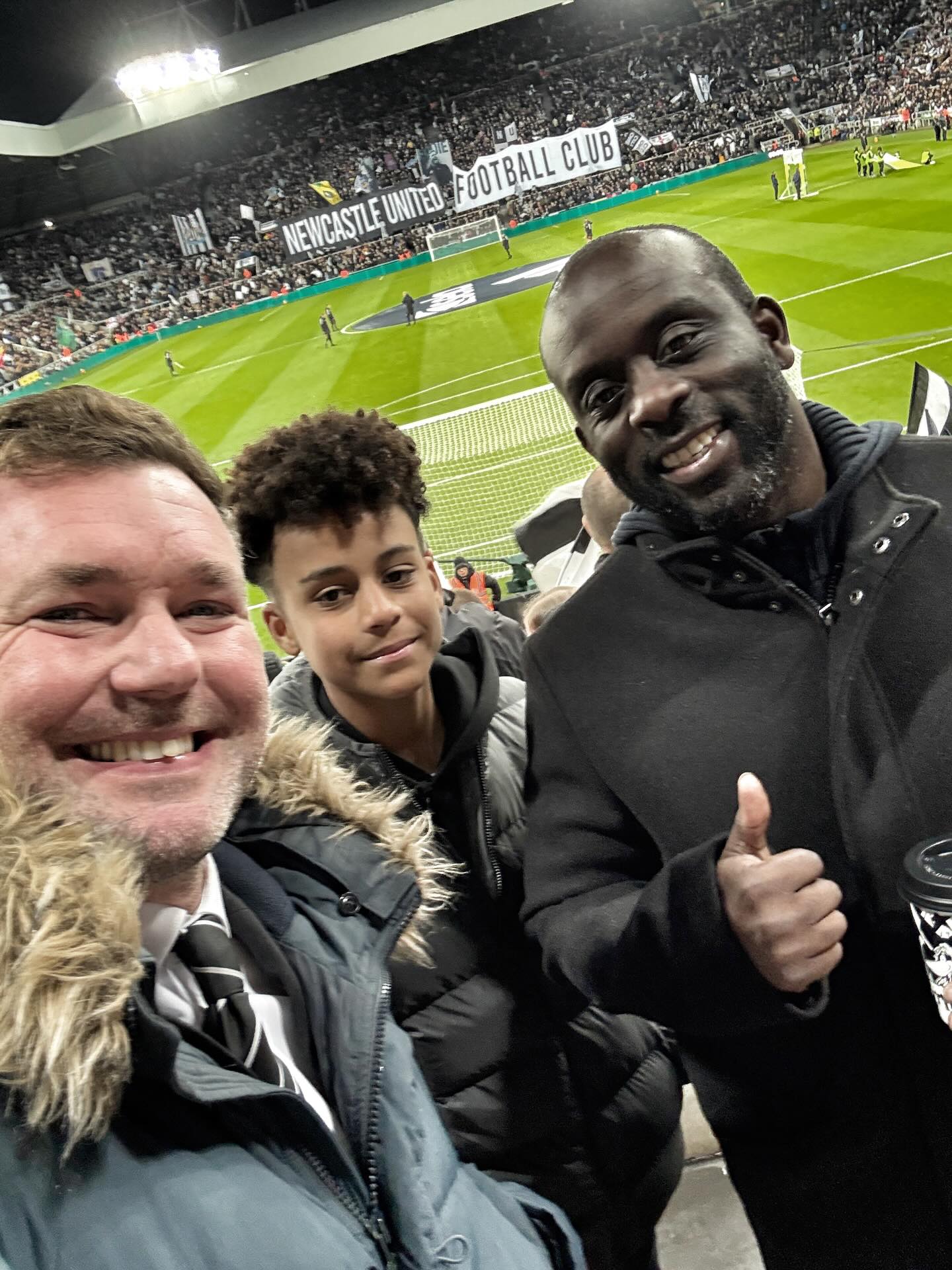 A brilliant sporting day in the North East.
First up a cracking round of golf at @closehousegolf in beautiful wintry conditions before heading over to St James’ Park for the visit of Tottenham.
Great fun to be joined by @bernardolivier77 as always under the lights in the Premier League.