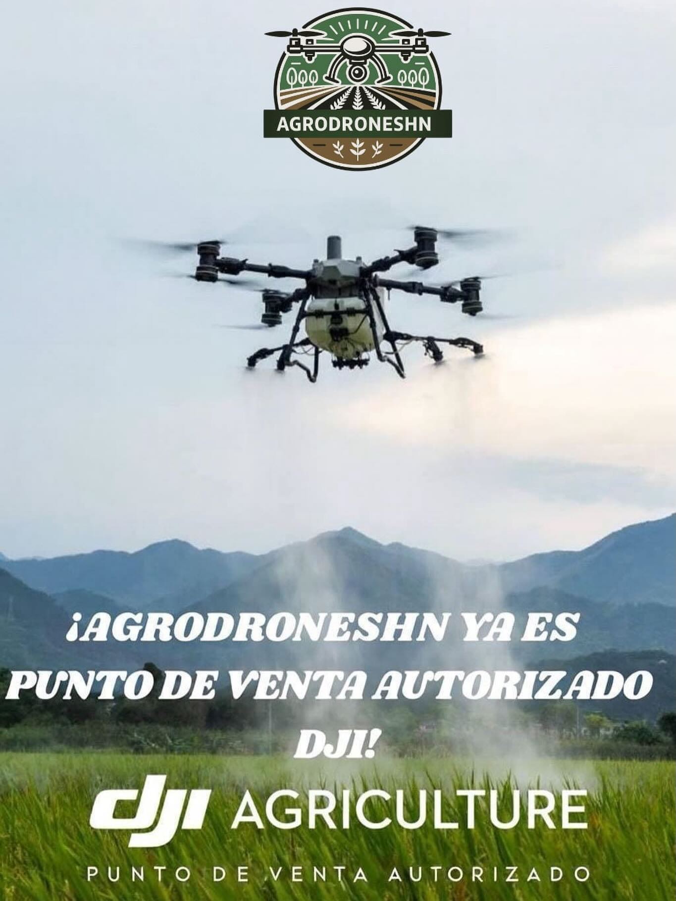 En AGRODRONESHN estamos muy contentos de deciros que somos oficialmente punto de venta autorizado DJI🚀🚀🚀🚀
Como punto de venta autorizado Dji, te ofrecemos las mejores soluciones con el respaldo y servicio técnico especializado en drones.
Gracias por confiar en nosotros. 🚀🚀Vamos a por más 🚀🚀