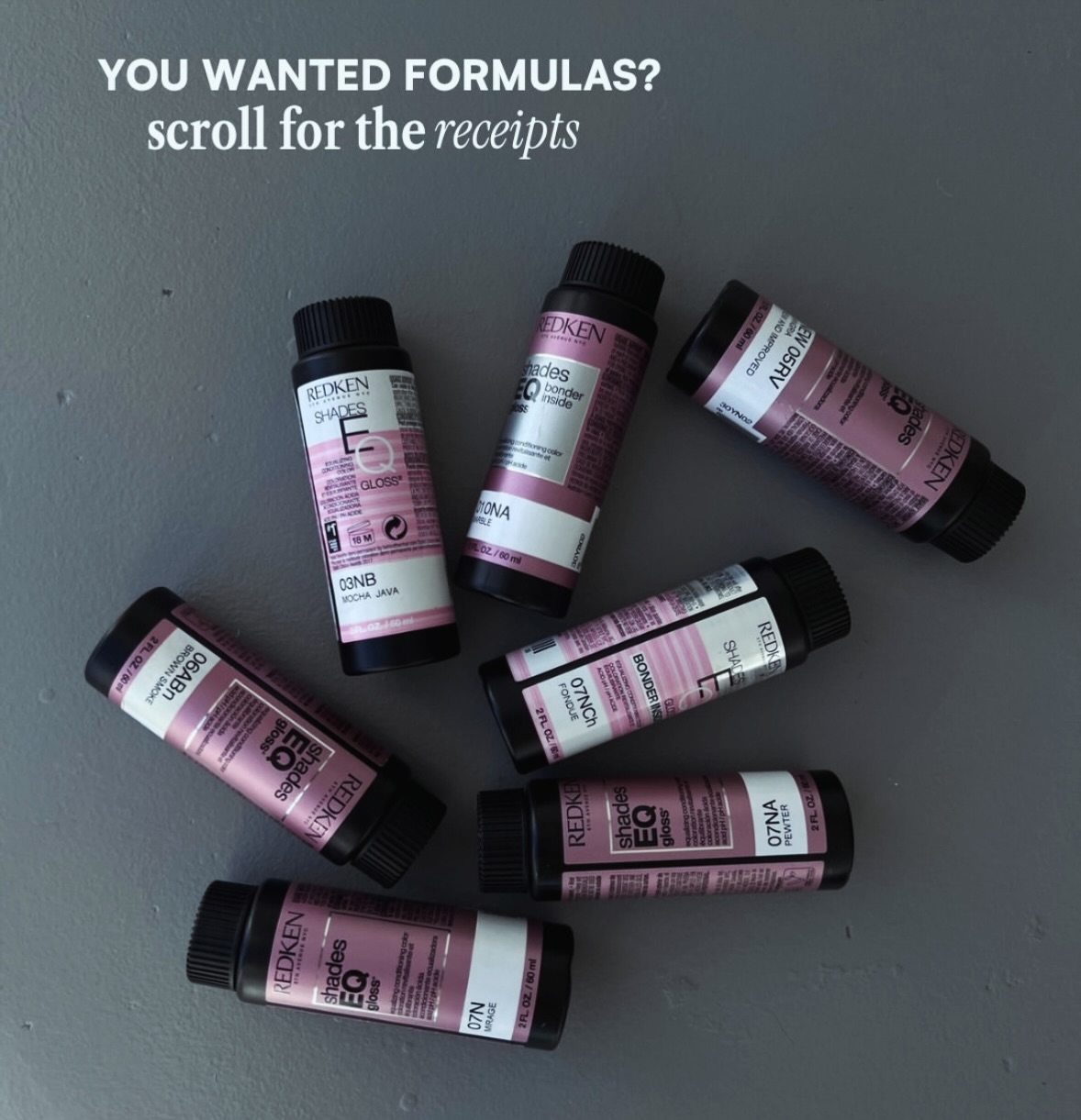 Which one will you pick? ♥️
#ames #ameshairsalon #ameshair #ameshaircolor #iowa #amesiowa #iowahairstylist #iowahair #iowahairextensions #iowahaircolorist #loréal #lorealhaircolor #shades #shadeseq #redkenshades #redkenshadeseq