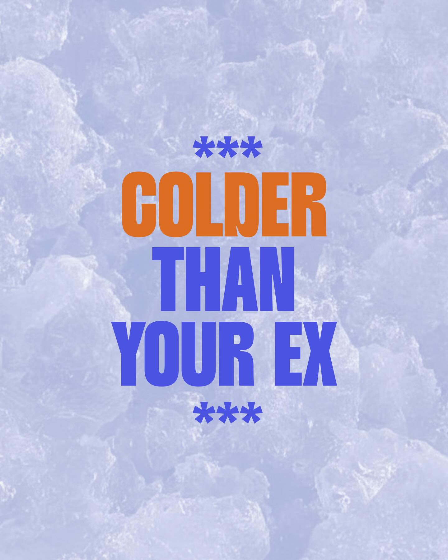 They say nothingās colder than your ex.
Weād like to challenge that. š§
#IceIceBaby #ComingSoon #Chill