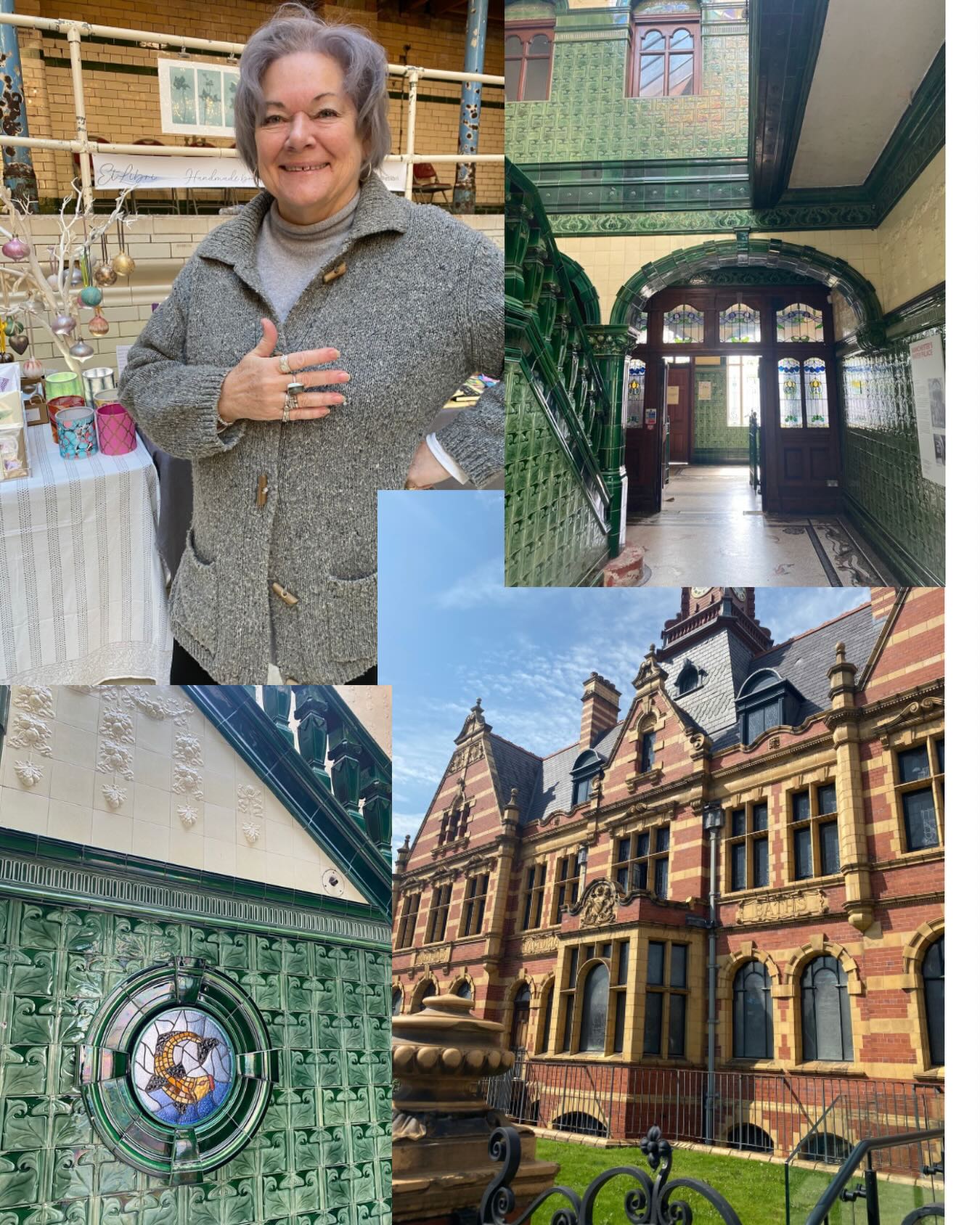 ✨ Silver by Golden at Victoria Baths! ✨
I’m here today until 4pm inside the magnificent, historic Victoria Baths — surrounded by the most stunning tiled interiors and gorgeous Edwardian architecture. It’s truly the perfect backdrop for a day of handmade treasures. 💚
A special shout-out to my very first customer of the day, the beautiful Penny, whose husband chose one of my rings to celebrate their silver wedding anniversary.
What a joyful moment — thank you both for starting the day with such love and sparkle! ✨💍
If you’re nearby, come explore the stalls, soak in the history, and say hello!
#VictoriaBaths #MakersMarket #SilverByGolden #HandmadeJewellery #SilverAnniversary #ManchesterMakers #HistoricBuildings #EdwardianArchitecture #CraftFairMagic