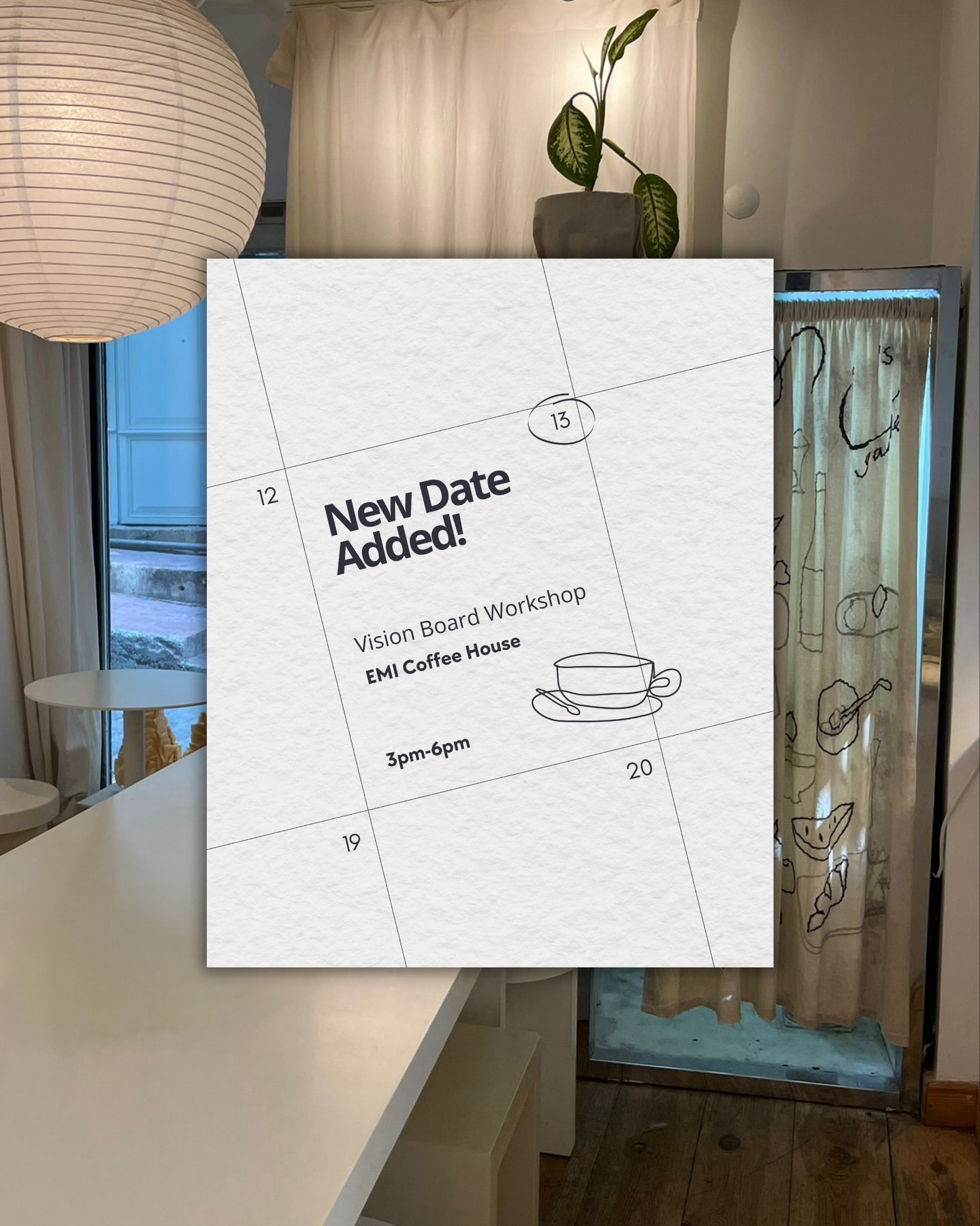 New date added! ✨
Come enjoy a warm, creative afternoon with us.
Tickets available via the link in bio! 💌