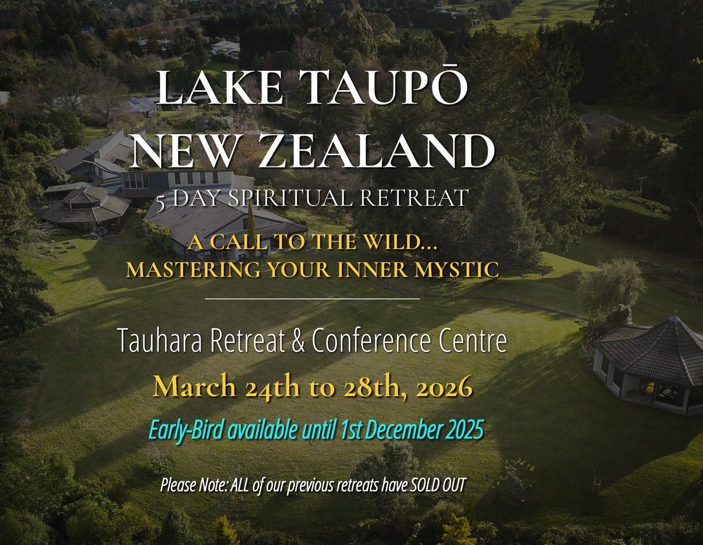 Choose the Life That’s Calling
Early-Bird Ends 1 December - five days to come back to yourself
There’s a point where waiting costs more than stepping in.
If you’ve felt the quiet nudge toward Tauhara, Lake Taupō, let this be the moment you say yes to space, to presence, to the version of you that’s been trying to get your attention.
Across 24-28 March 2026, you’ll be held inside a container that is both powerful and deeply human. You’ll move through breathwork, sound, meditation and embodiment in a way that builds coherence, releases what’s heavy, and anchors real steadiness.
No pushing. No forcing.
Just the right conditions for change - with land that helps you listen: starlit nights, first-light birdsong, and the lake’s quiet certainty.
What this can mean for you:
Breathing like yourself again - not the version stuck on high alert
Feeling lighter in your body, clearer in your choices
Hearing your own inner yes (and trusting it)
Returning home with a calm baseline you can recognise and keep meeting
This isn’t another thing on your calendar. It’s a line in the sand.
The place you stop postponing what you need and choose it.
Early-Bird pricing ends 1 December 2025 (save $750).
Remaining room types: Only 12 spots left with a choice of Quad Bunk House or Rustic Twin (all other rooms are sold out). #tranformation #retreat #soundheals