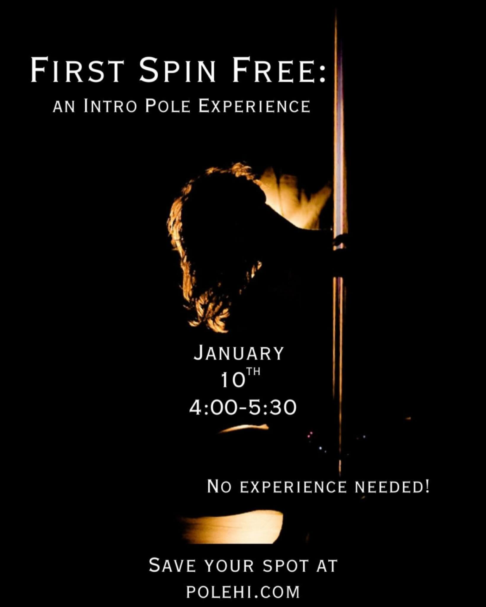 NEW YEAR SPECIAL!! Get ya booty in the studio January 10th at 4PM for our FREE (that’s right, free) intro pole workshop.
💚🩷💚🩷No excuses, this season is the time to try something new! Bring a friend and jumpstart your January! 💚🩷💚🩷
Limited spots available so be sure to sign up online at Polehi.com
🌺💅👠🌂🪻
We will be running limited classes for the rest of December and starting our next specialty series the first week of January.
Keep changing and we’ll see you soon :)🌲🌲🌲