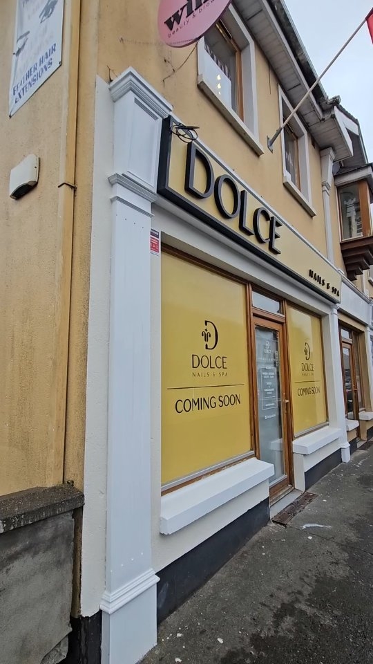 Custom Illuminated Fascia for Dolce Nails & Spa in Naas.
This project focused on precise assembly to create a clean and consistent light, ensuring a welcoming entrance with their new illuminated fascia. A fantastic result for a great local business.
📍 Naas, Co. Kildare
@dolcenails.ie
#BrandmarkSigns