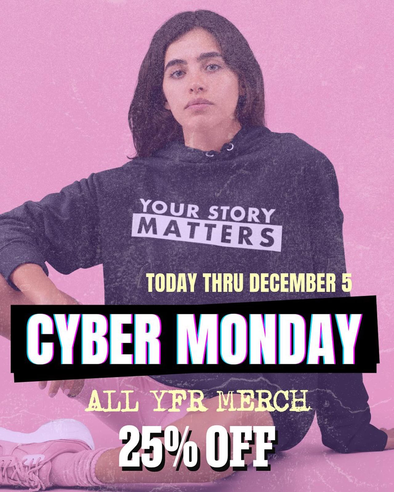 Happy 💻CYBER MONDAY 💻 Fam! 🎉
All YFR Merch is 25% off! Head to yourfaithfulreader.com or our link in bio to stock up on all your favorites now through Friday, December 5th.
Stay tuned for more holiday fun we have coming your way! 🎁 Our first raffle winner will be announced tomorrow and we have another surprise for you in store.