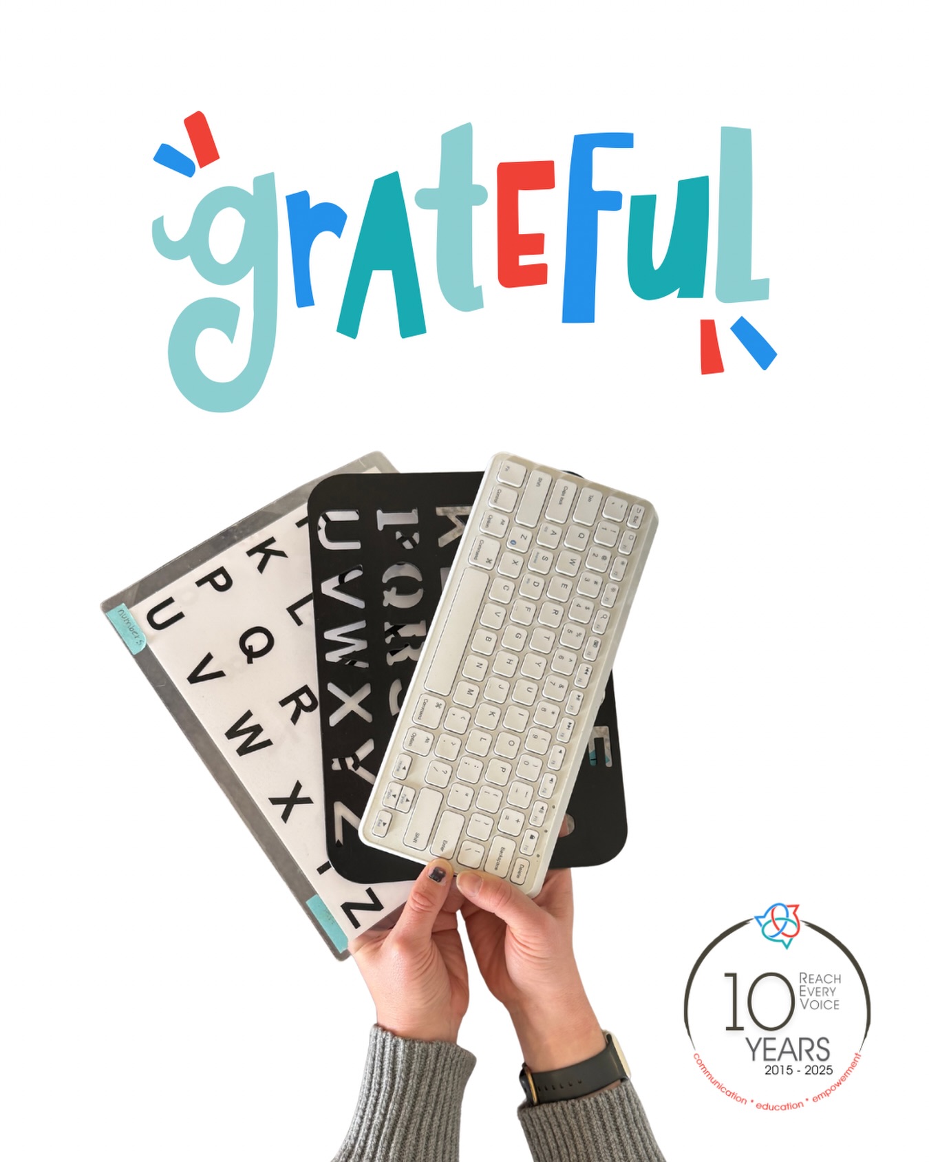 Ten years in, and our gratitude runs deep — for our students, our families, and everyone fighting for true communication access. Wishing you a warm and joyful Thanksgiving. 💙🧡