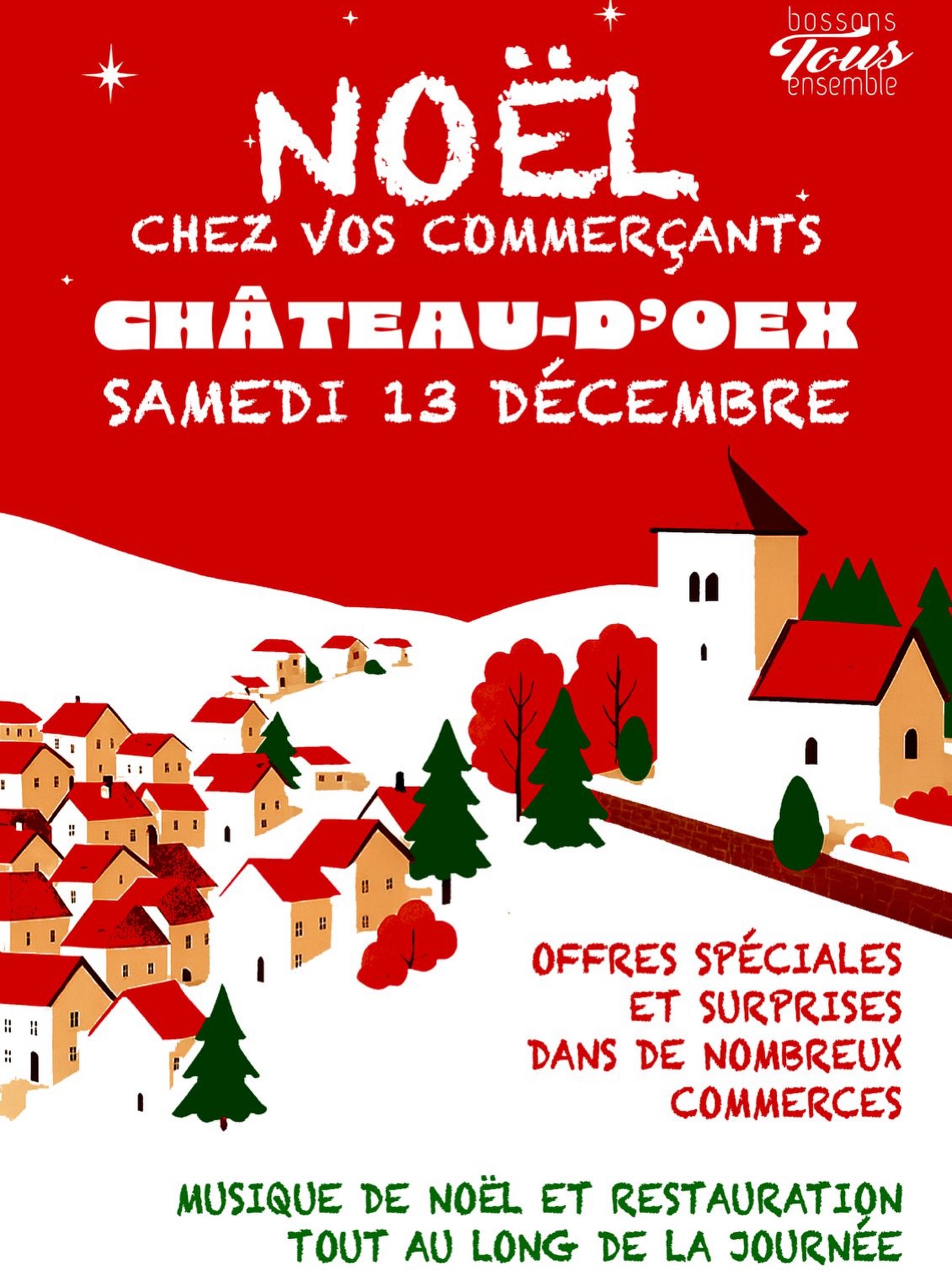 🎄Le 13 décembre, la Grand’Rue prend des airs de Noël ! 🎄
Flânez dans la rue, profitez d’un verre, laissez-vous accompagner par la musique, et vivez Noël au rythme de vos commerces locaux. Offres spéciales et surprises au rendez-vous 🎅🎄🎄🎄
#acheterlocal
@paysdenhaut