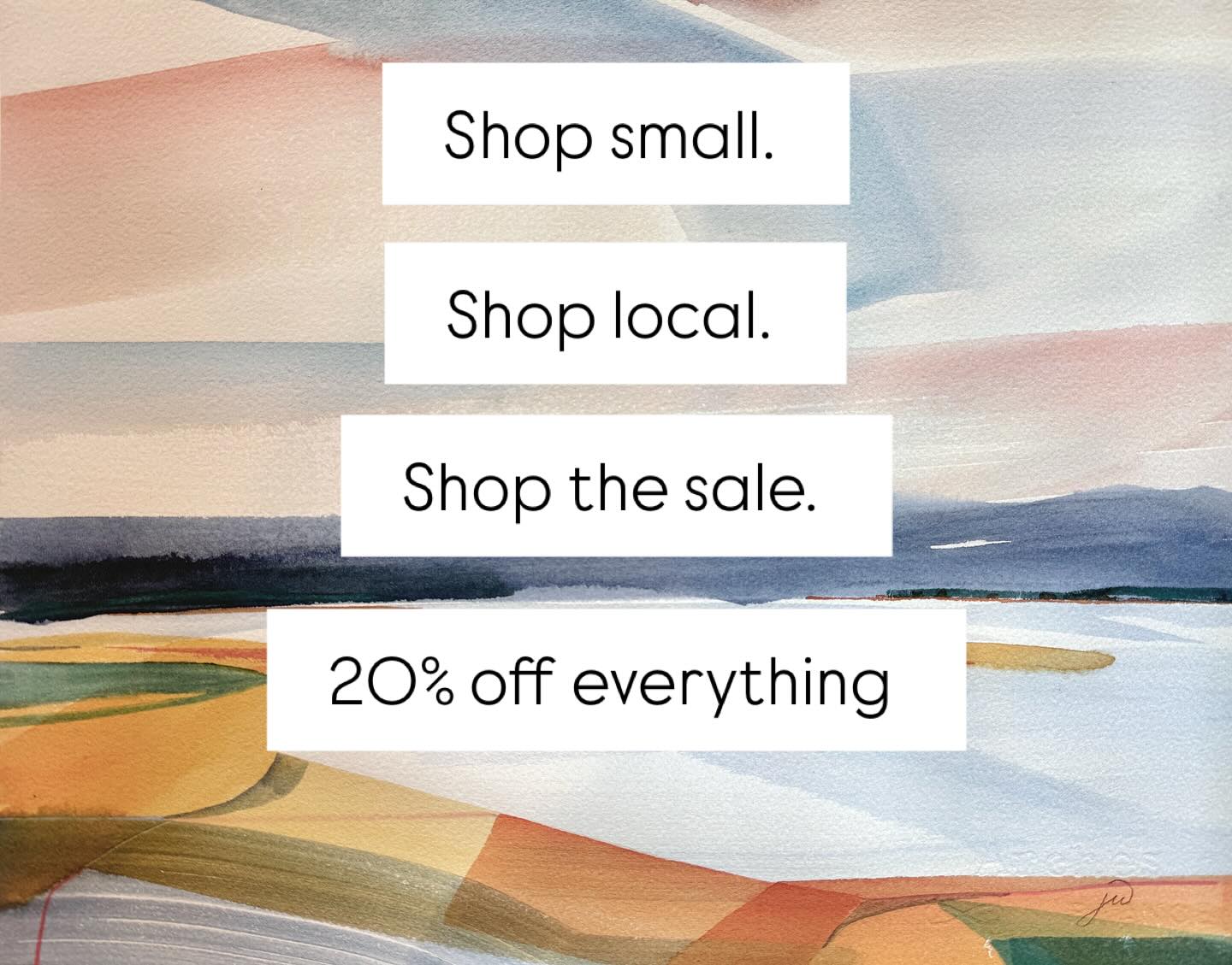 ✨ My holiday sale is live ✨
All my art is 20% off right now - just through Monday night. Prints, collages, and yes original art too! If you’ve been eyeing a piece, now is the perfect moment to bring some beauty home. Link to my shop in my bio!
.
#artforyourhome #pnwartist #abstractlandscapes #watercolorlandscape #acryliclandscapepainting