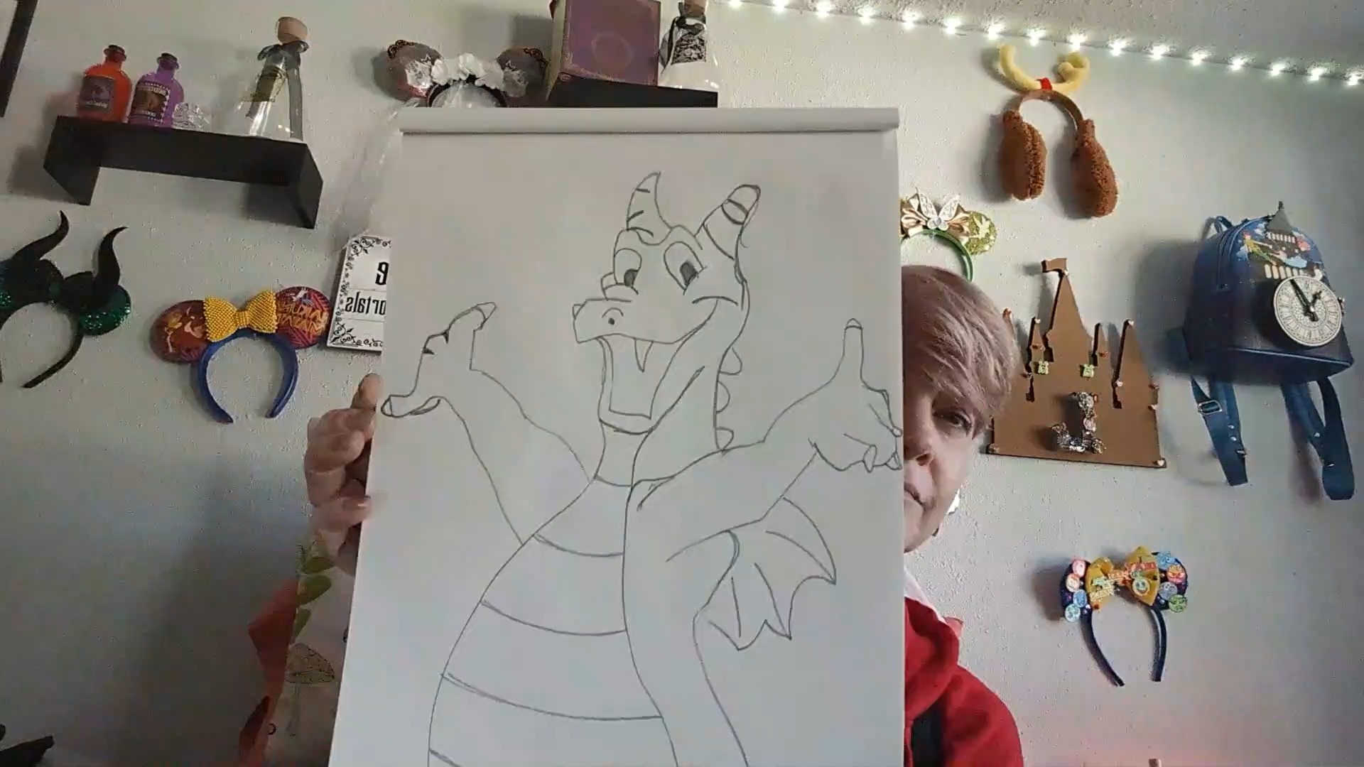 Figment Sketch Time Lapse #epcot #figment #imagination #disneymagic #mickeymouse #waltdisneyworld #laughlovelori