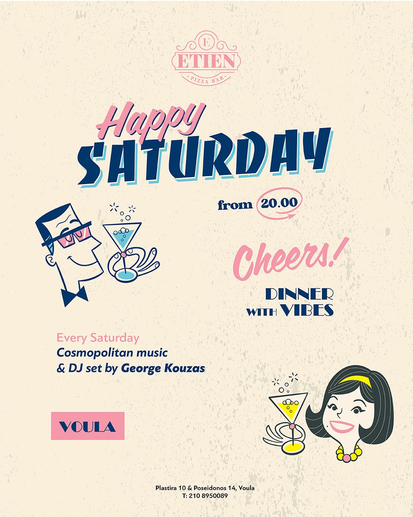 Don’t miss it! Dinner with vibes!
•
•
•
#dinner #voula #pizza #etienpizzabar #italianfood #saturday #dinnervibes #italianfood #wine