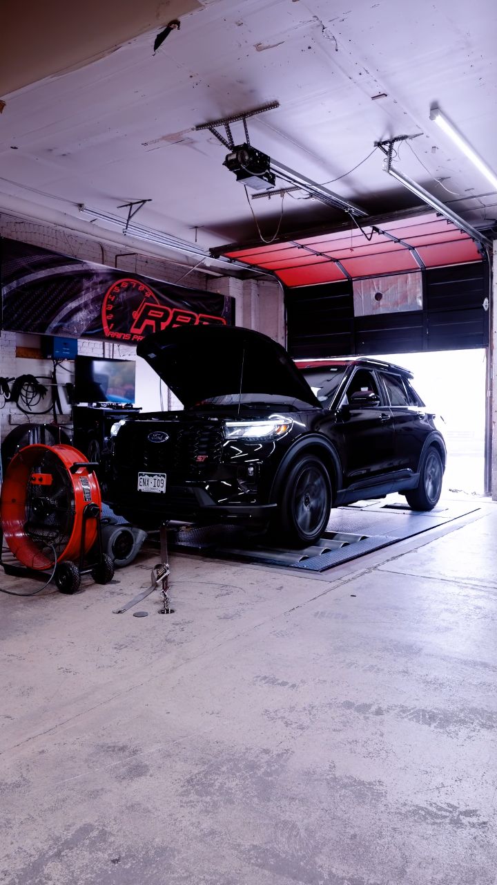Explorer got the necessary upgrades: CFV Intercooler to stop the heat soak, aFe Intake for proper air, and the tune to tie it all together. No more stock excuses.