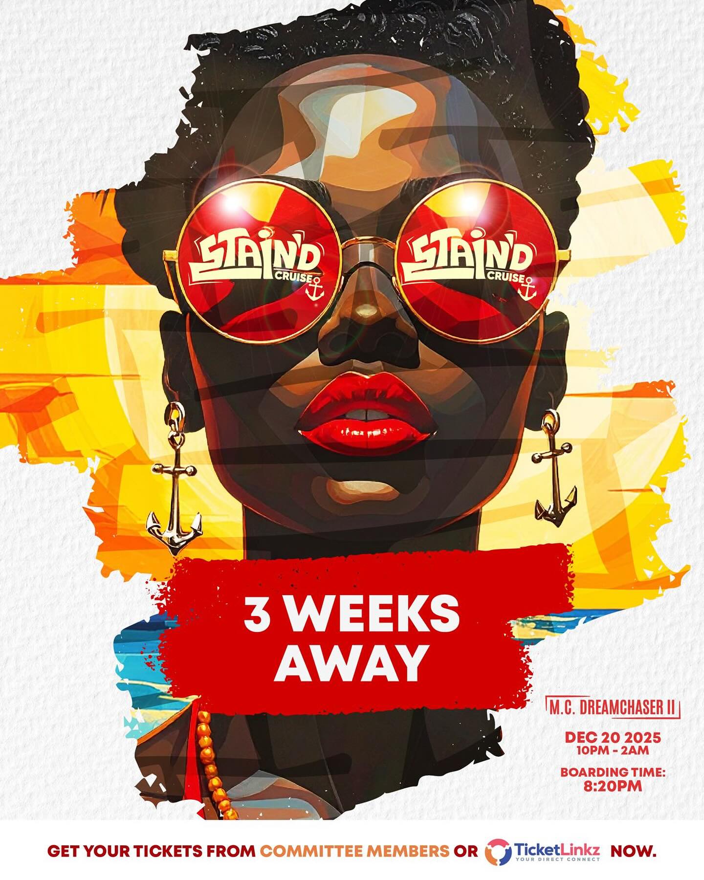 Weโre 3 Weeks away from getting ๐๐๐๐๐โ๐ ๐คช๐ฅ Grab your tickets before theyโre gone!
๐ฐ Early Bird $60 BBD
๐ Tier 1 $80 BBD
๐๐๐๐๐