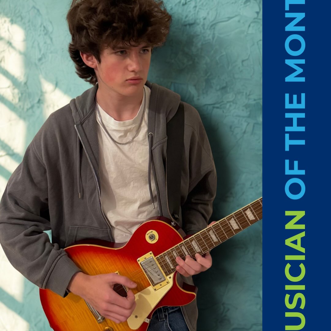 Meet Grayson Simmons, our Musician of the Month featured in the December issue of @SOMAlivingmagazine. Grayson attends CHS and has been a longtime student at In Tune studying Guitar with Bill. He’s also a member of our Start A Band! program and is interested in taking up drums as well! Click the link in our bio to read the article. #somalivingmagazine #musicschool #smallbusiness #musiclessons #maplewoodvillagenj #southorangenj