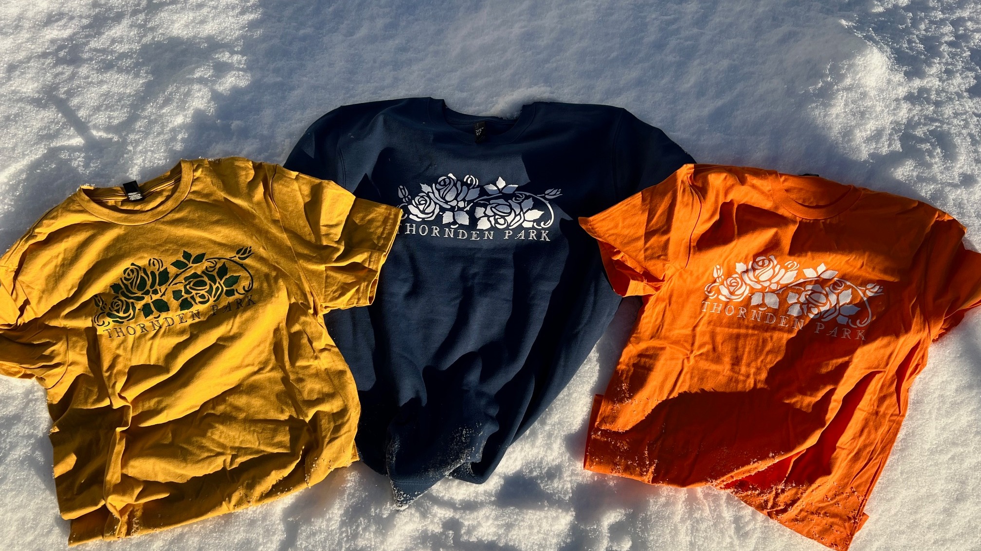 Get your Thornden Park gear in time for the holidays!
Thornden Park
Holiday Pop-Up Market
Saturday, December 13, 10AM-2PM
New colors, new styles!
All proceeds from Thornden Park merchandise go back to the maintenance and revitalization of the park.