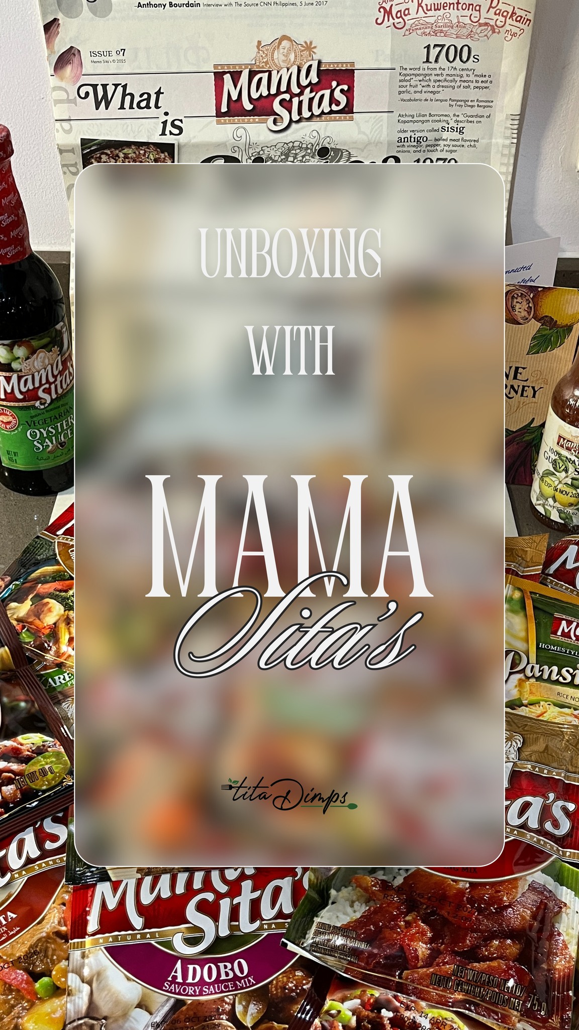 We just received an early Christmas gift from Mama Sita’s! 🎁
Huge thanks to Mama Sita’s for the thoughtful surprise. We can’t wait to use these in our upcoming meals and share even more Filipino flavors with the other side of the world!
If you haven’t tried their products yet, this is your sign.
From classics to new favorites, Mama Sita’s never disappoints. Go give them a try! 🎄