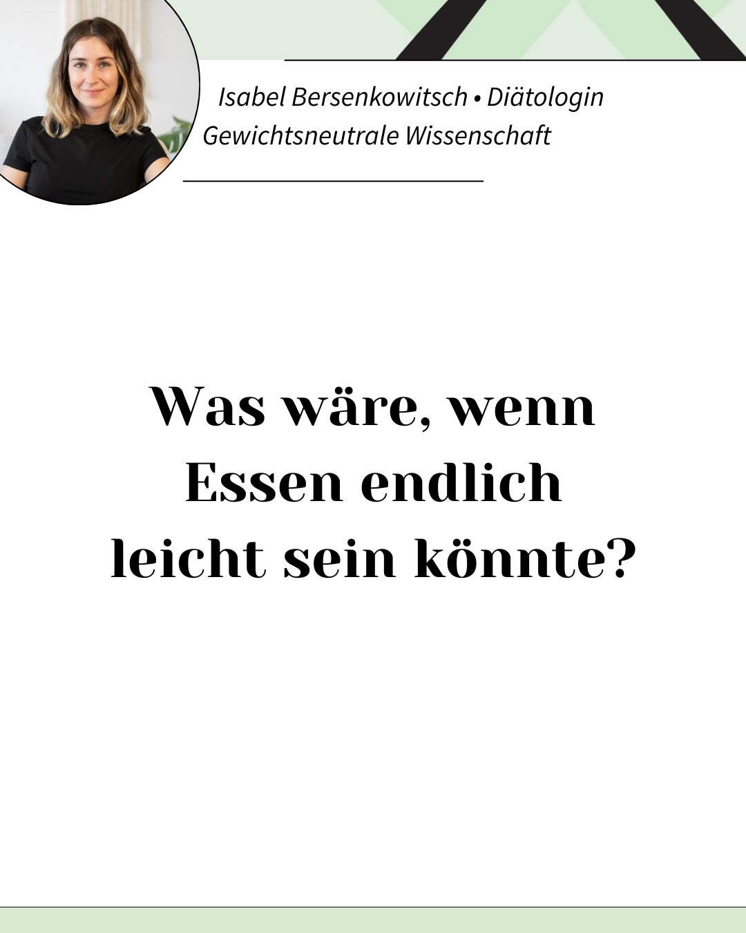 🤍 Buche ein kostenloses Infogespräch, in dem wir schauen, ob das Programm zu dir passt.
#intuitiveeatingofficial #heißhungerbekämpfen #selbstfürsorge