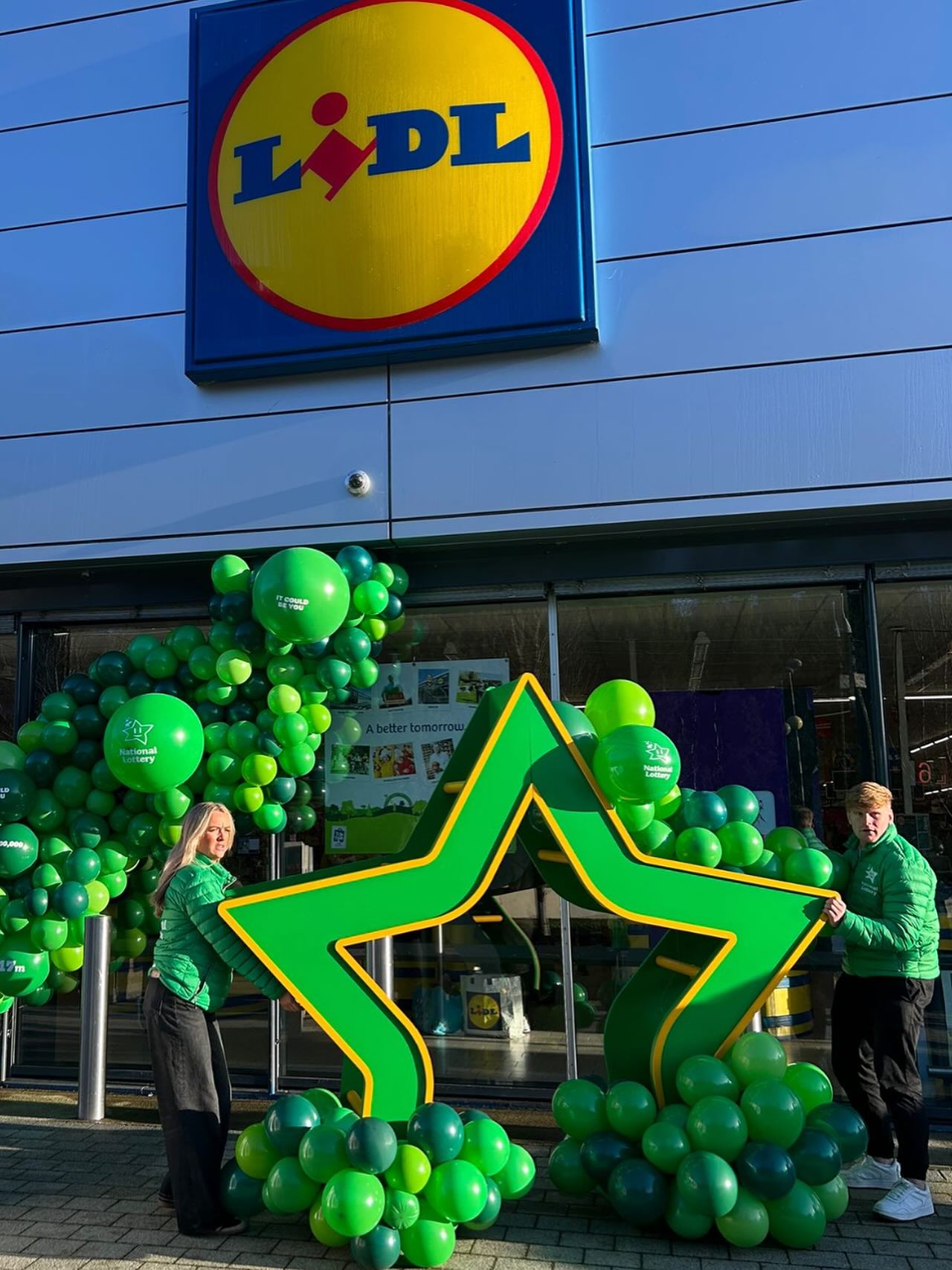 Congratulations to @lidlireland for selling the winning ticket 🎈