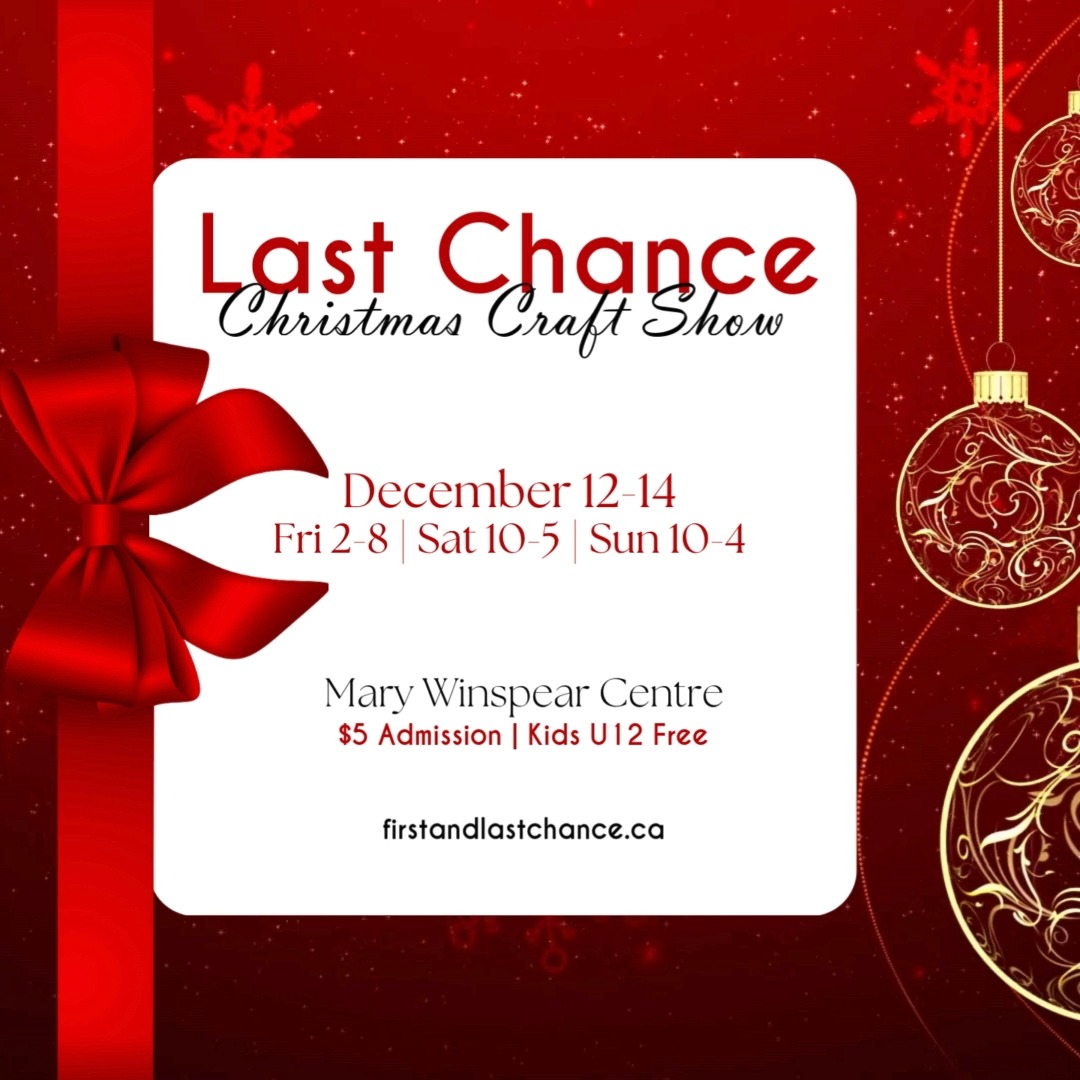 🎉 The Holiday Rush is ON! 🎉
It’s that time of year — time to crush that holiday shopping and get into the festive spirit! Join us December 12-14 at Sidney's Mary Winspear Centre for the ultimate vendor shopping spree. With so many talented artisans and local vendors, you’ll find perfect gifts for everyone on your list (including yourself!). Admission is just $5 and Kids under 12 get in free! 🎁✨
Last Chance:
🕒 Dates & Times:
Fri, Dec 12: 2pm-8pm
Sat, Dec 13: 10am-5pm
Sun, Dec 14: 10am-4pm
🎁 Don’t miss our hourly giveaways — you could be a lucky winner! Plus, we’re giving away a **$200 vendor shopping spree daily**, so the holiday shopping fun keeps going!
Take a break and fuel up at Mensch Kitchen and Catering Cafe, where deliciousness meets holiday cheer. And keep your toes tapping with live music throughout the event — it’s the perfect soundtrack to your shopping spree! 🎶
Come support local artisans, enjoy festive vibes, and make this season bright! We’ll see you there — let’s crush that Christmas shopping together!
Free Parking | ATM Onsite| Wheelchair Accessible
#HolidayRush #ShopLocal #MaryWinspearCentre #ChristmasShopping #yyjevents #LiveMusic #Giveaways #SupportArtisans #ExploreSidneyBC #FestiveVibes #peninsulanewsreview #UsedVictoria #exploresidneybc #ShopSmall #CommunitySpirit #SidneyBC #saanichpeninsula
Many thanks to our sponsors - Peninsula News Review & Used Victoria
