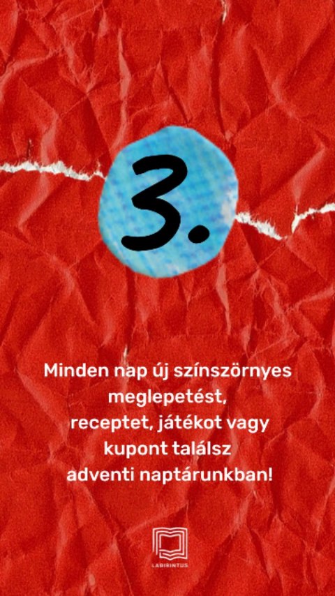 3. NAP 💬💞 ADVENTI KALENDÁRIUMUNKBAN! Készüljünk együtt az érzelmekkel teli ünnepekre! ✨️💛🎄 Minden nap új színszörnyes meglepetést, receptet, játékot vagy kupont találsz adventi naptárunkban!
#érzelmek #színszörny
#advent #adventikalendárium #receptek #drszínszörny #labikidsbooks #annallenas