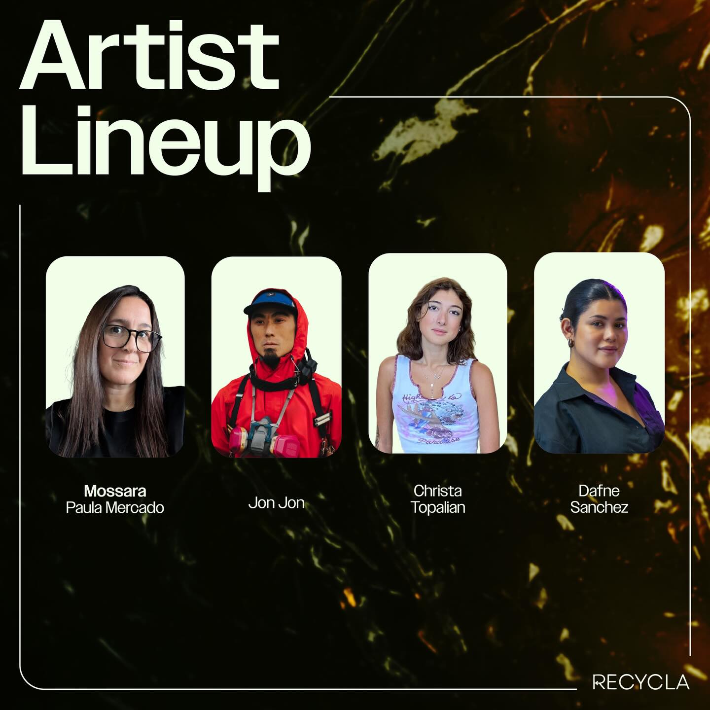 ✨Artist Lineup - The Secret is Out ✨
Don’t forget to register (link in bio), you don’t want to miss the beautiful work by these local artists!