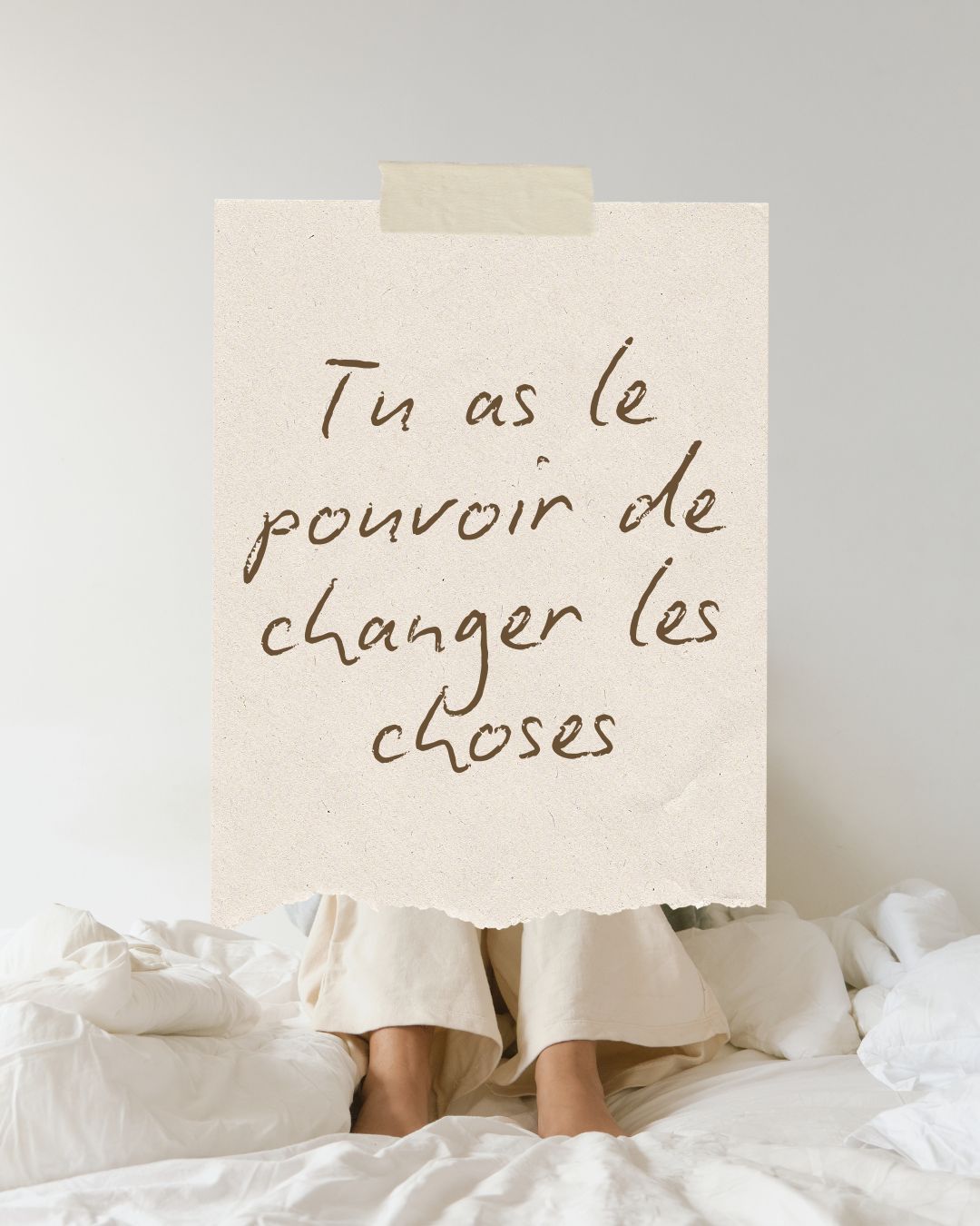 Tu as le pouvoir de changer les choses pour toi alors prend le 💪🏻