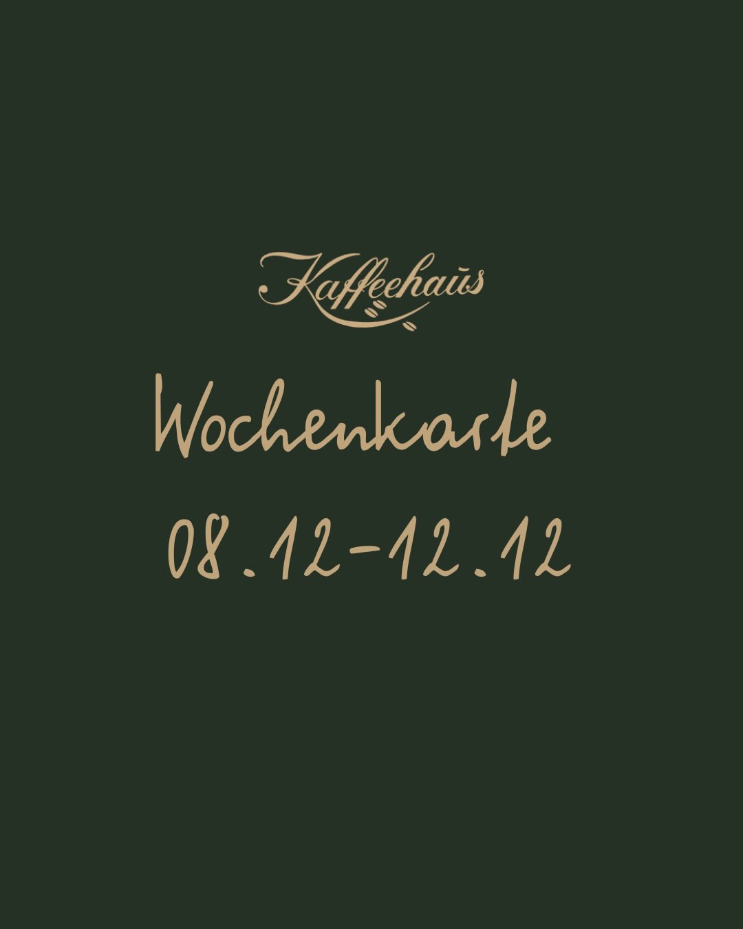 Eine neue Woche, neue Genussmomente.
Unsere Wochenkarte vom 08. bis 12. Dezember bringt euch Winterwärme auf den Teller – von klassischer Lasagne über gefüllte Hähnchenbrust bis hin zu Ravioli mit Steinpilzen oder Crispy Garnele zum Start ins Wochenende.
Perfekt für eine kleine Auszeit im Dezember. Wir freuen uns auf euren Besuch.