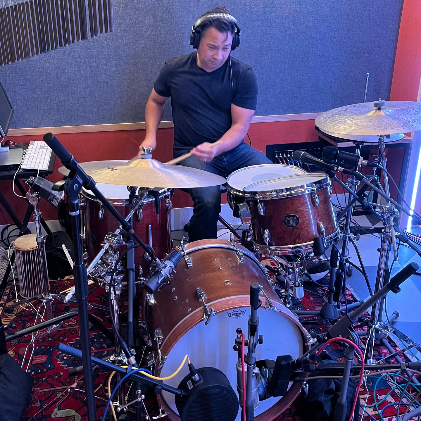 A brief moment with my first love…drums 🥁